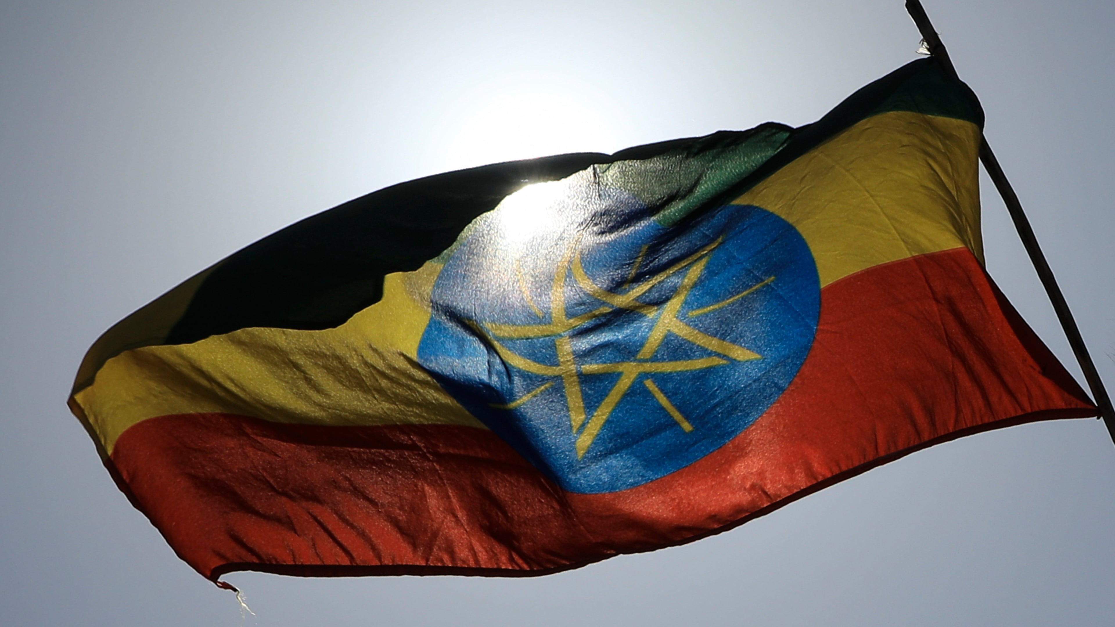 FILE - An Ethiopian flag is seen in Addis Ababa, Ethiopia, on May 5, 2022. (AP Photo, File)