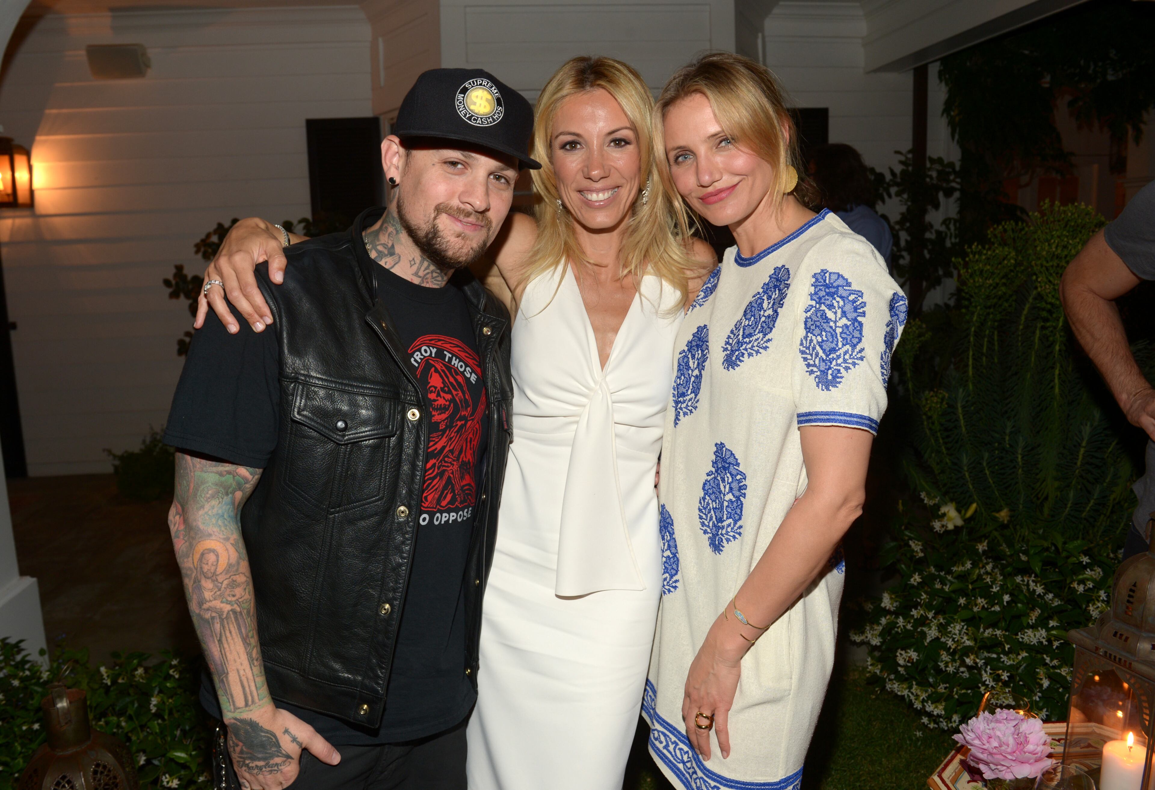 FILE - DECEMBER 19: Actress Cameron Diaz is reportedly engaged to musician Benji Madden. LOS ANGELES, CA - MAY 15: (L-R) Musician Benji Madden, author Vicky Vlachonis, and actress Cameron Diaz celebrate the launch of The Body Doesn't Lie by Vicky Vlachonis on May 15, 2014 in Los Angeles, California. (Photo by Jason Kempin/Getty Images for Goop)