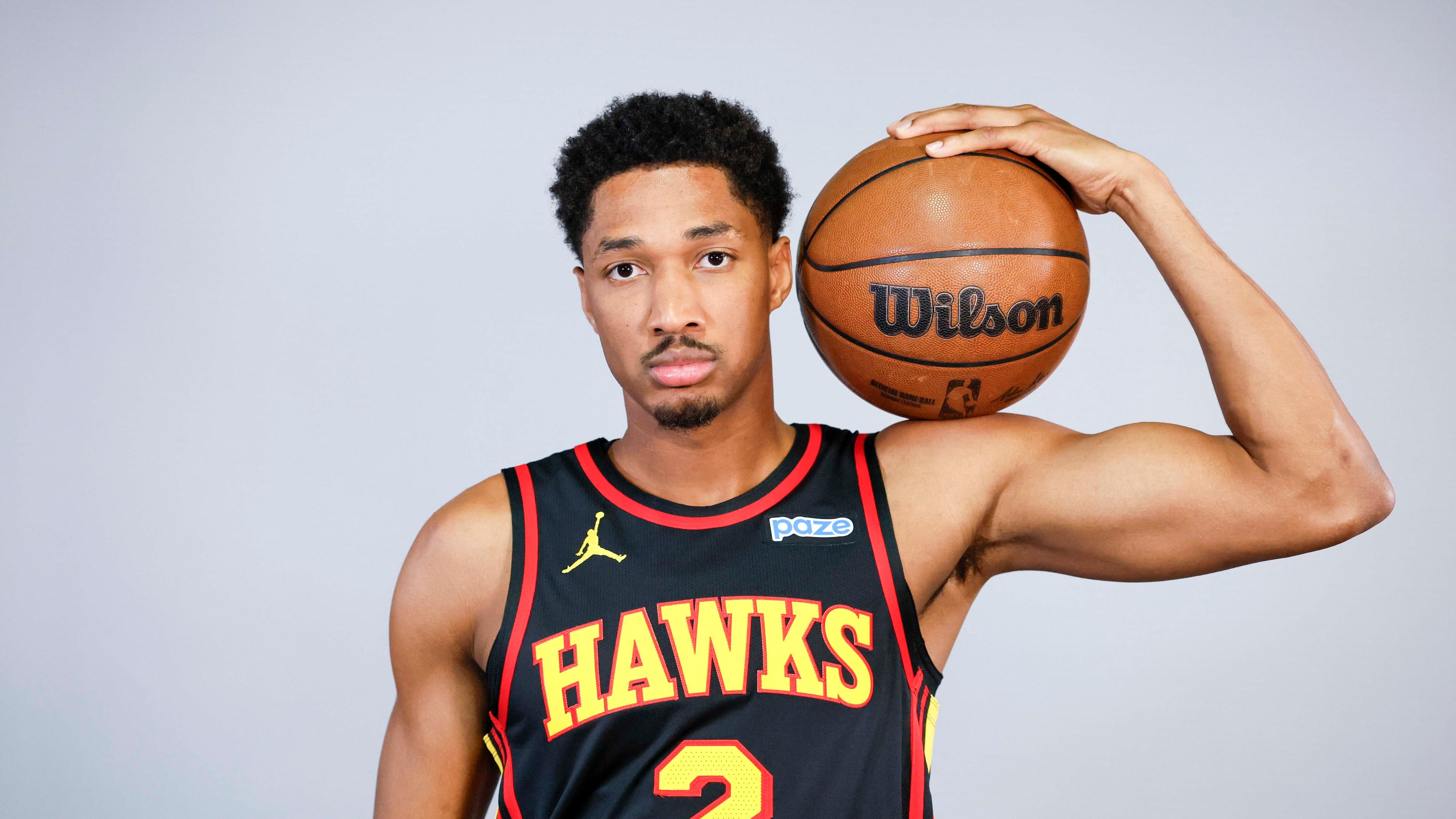Atlanta Hawks guard Aaron Wiggins brings championship experience that could pay off in close games and postseason situations. (Miguel Martinez/AJC)