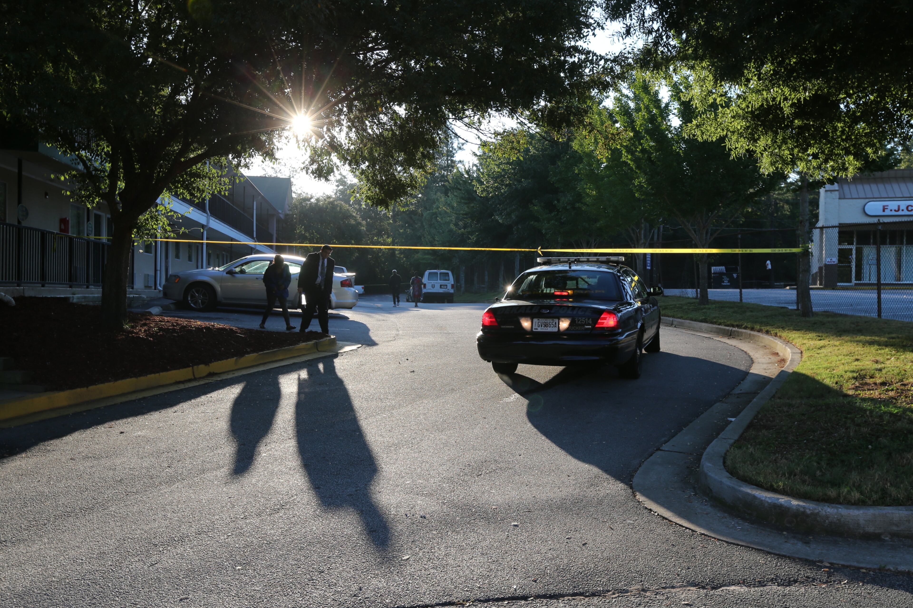 DeKalb County police were investigating a fatal shooting early Monday at an extended stay motel near Stone Mountain. The shooting happened about 5 a.m. at the Savannah Suites in the 4800 block of Memorial Drive.