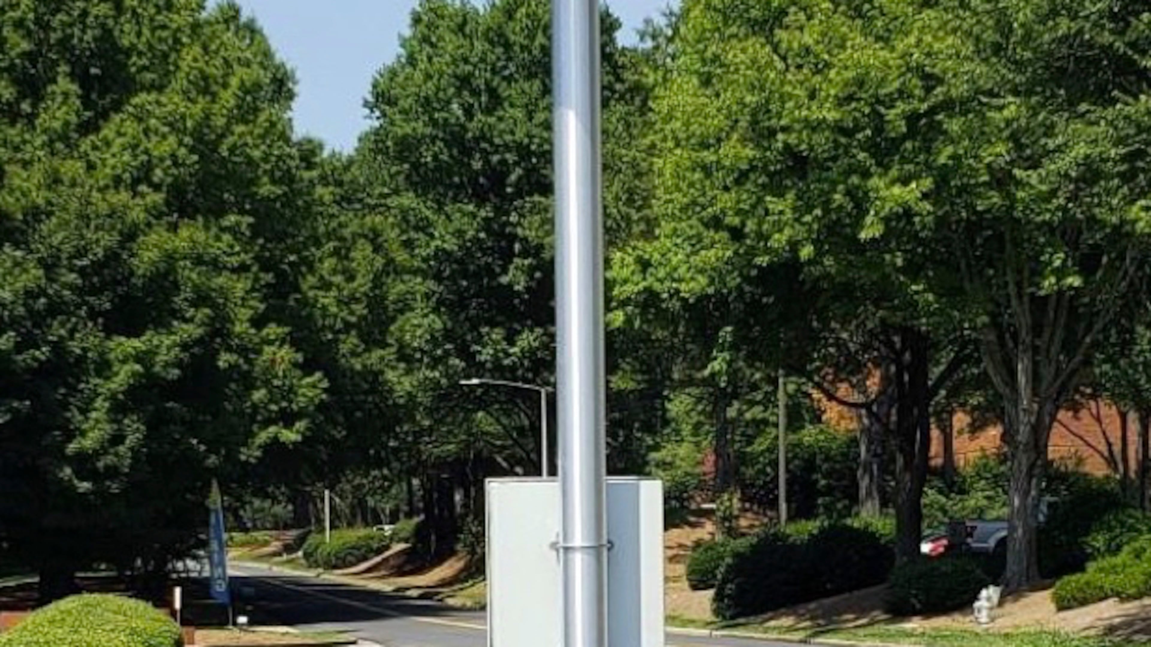 Radar-based cameras installed by Blue Line Solutions are being considered as a means to crack down on drivers speeding through Fayetteville school zones. Courtesy Blue Line Solutions