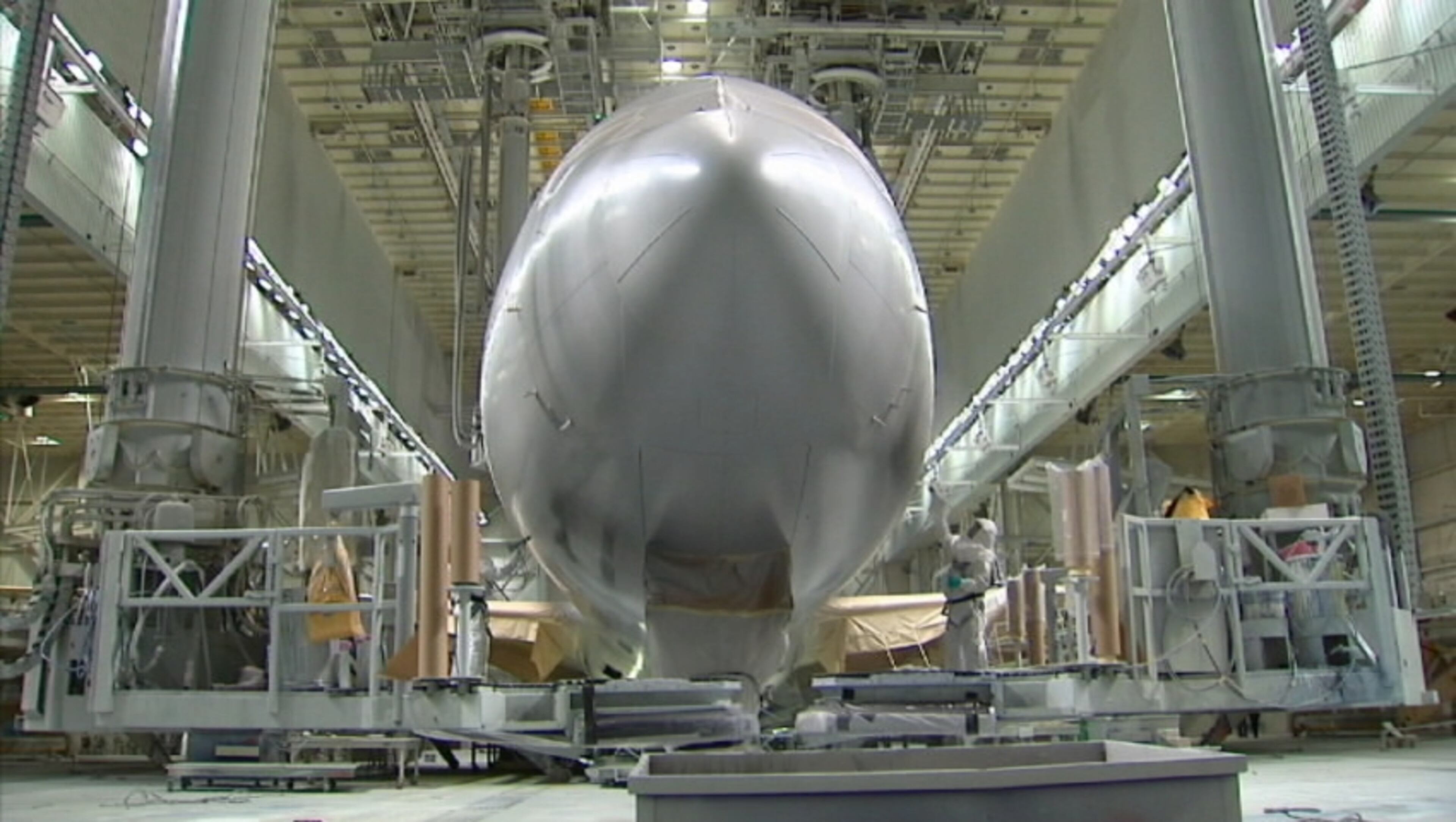 In what one Boeing worker called "one of the most challenging paint jobs we've ever done," the company painted a 777 black for the airline’s long-time sponsorship with the world-champion All Blacks rugby team.