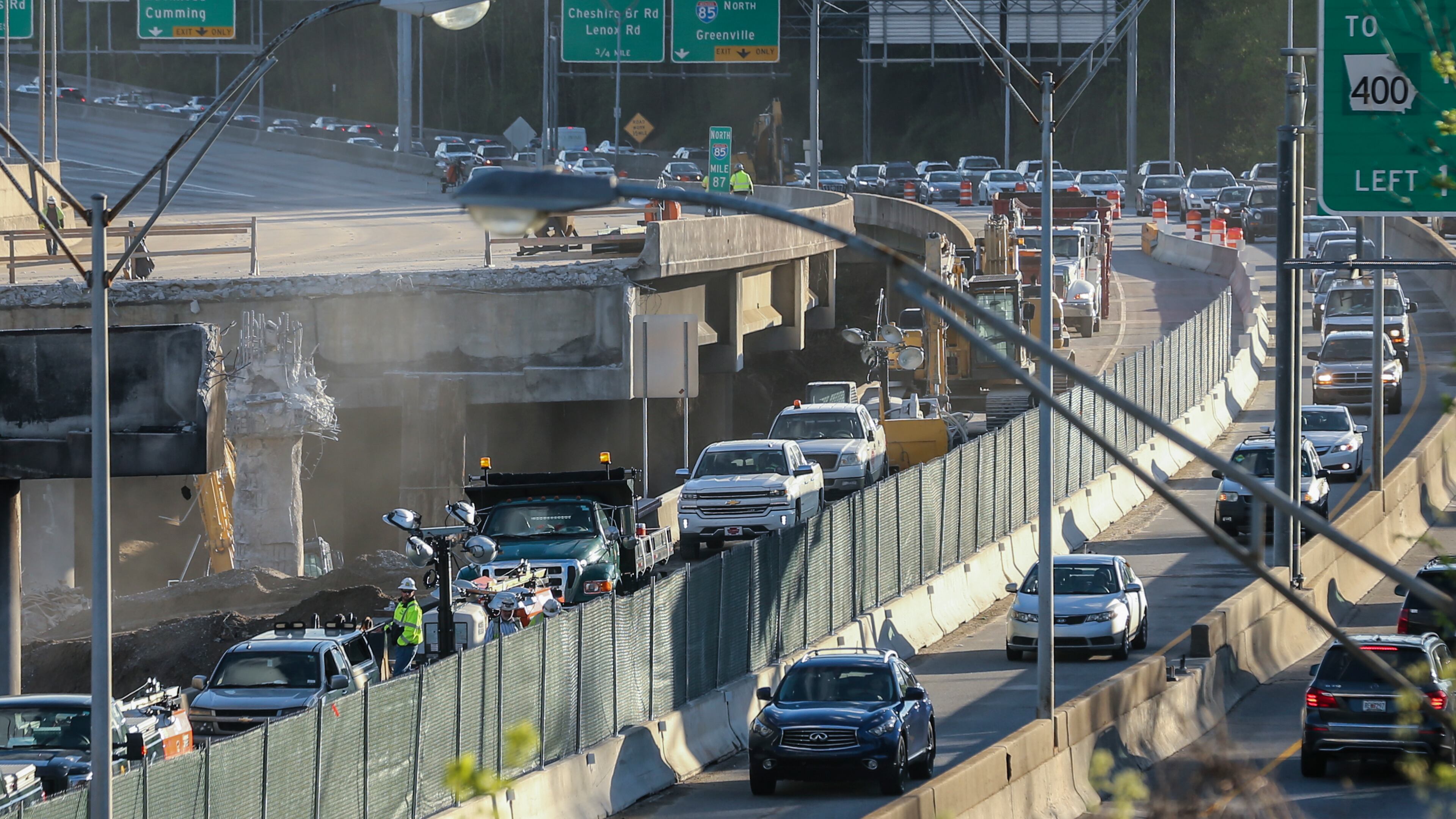 The fire and collapse of an I-85 overpass has Atlantans asking a very pointed question: Who is to blame? JOHN SPINK /JSPINK@AJC.COM