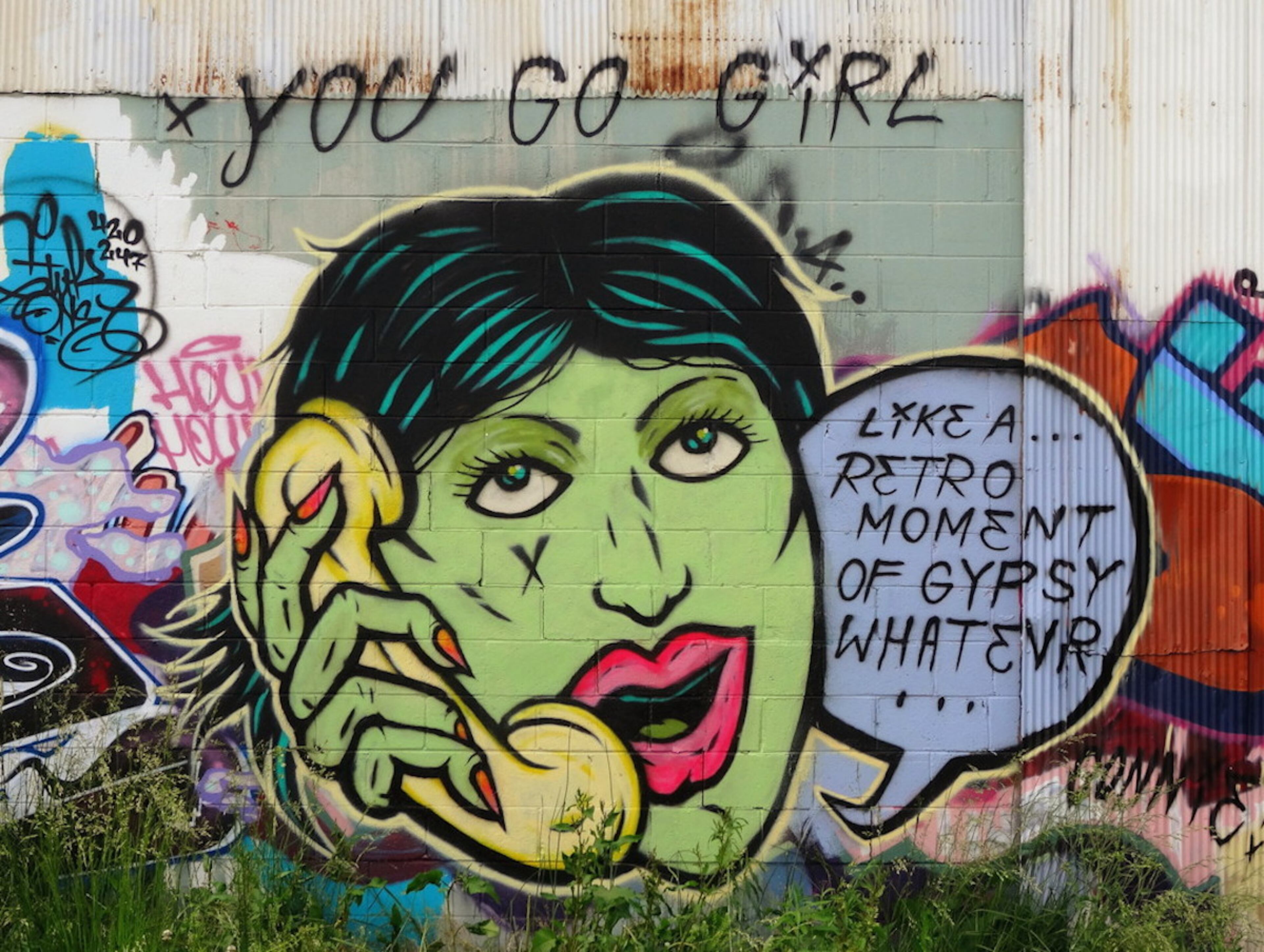 Asheville's River Arts District, home to artist studios, is one of the sections in the city filled with colorful quirky murals on walls and buildings. Contributed by Zen Sutherland. HANDOUT PHOTO - NOT FOR RESALE