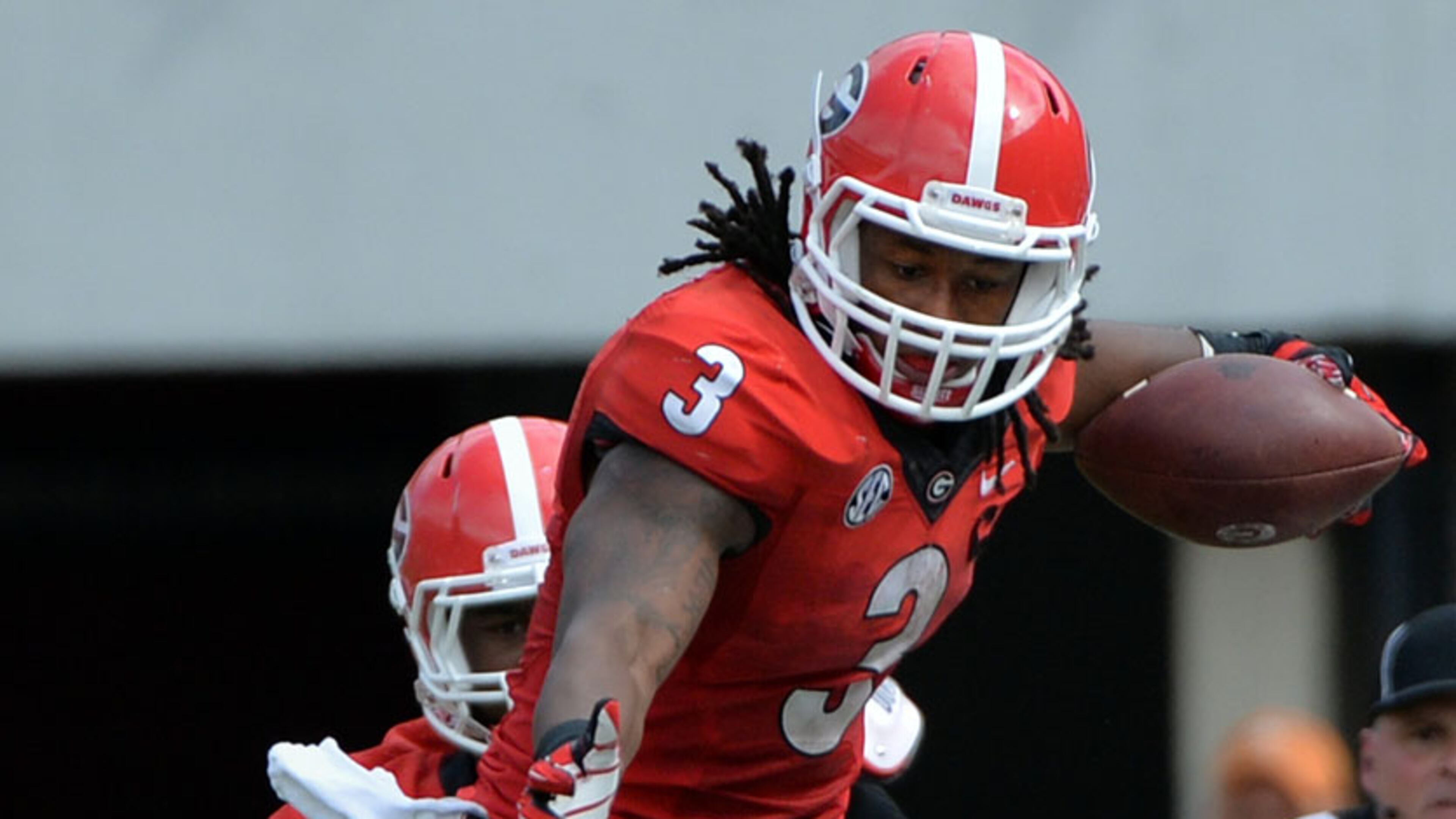 Todd Gurley had 773 rushing yards in five games for the Bullodgs.