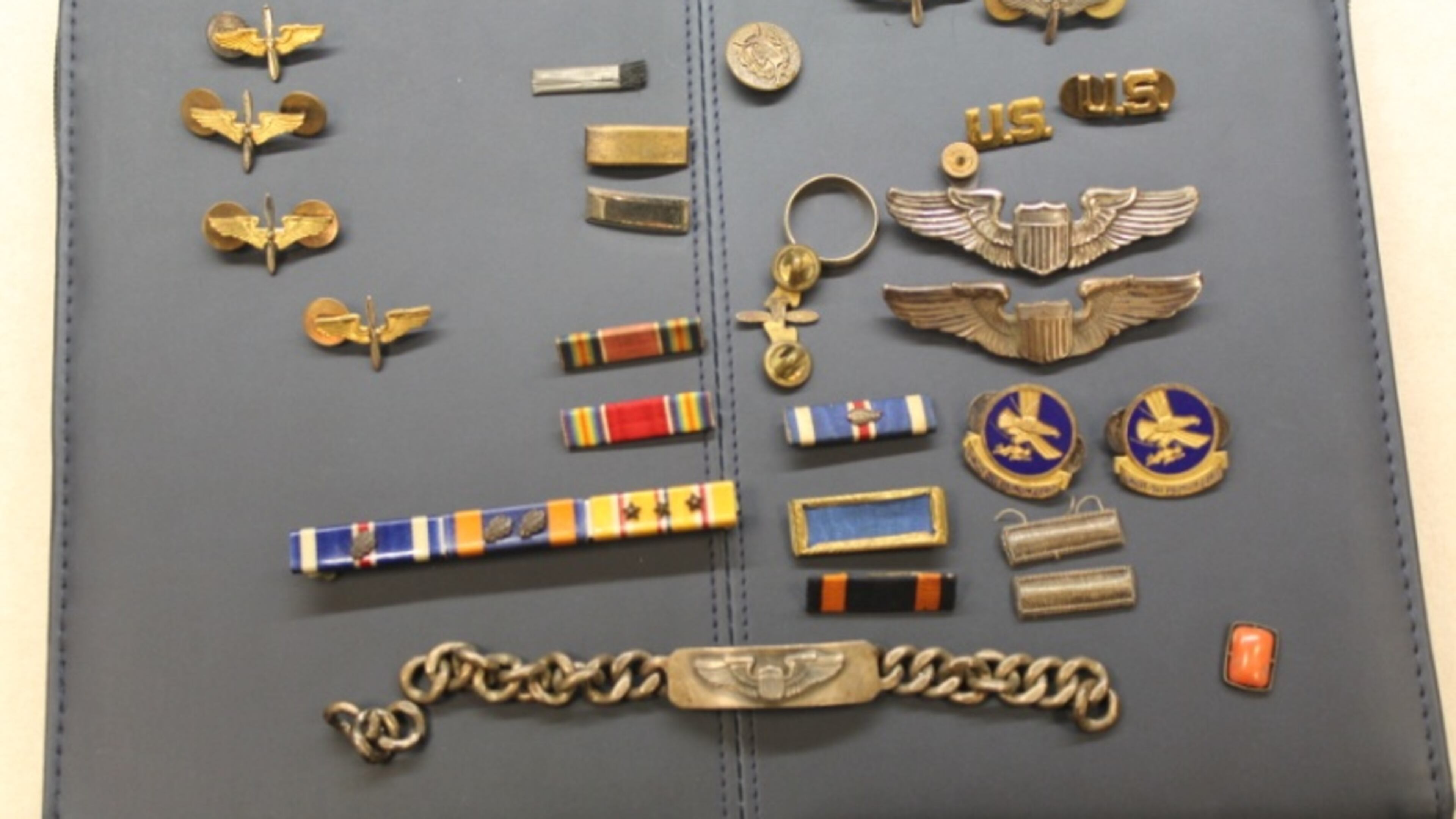 On Monday, Gwinnett County police returned WWII memorabilia stolen during a March burglary in Lawrenceville to its rightful owners. (Credit: Gwinnett County Police Department)