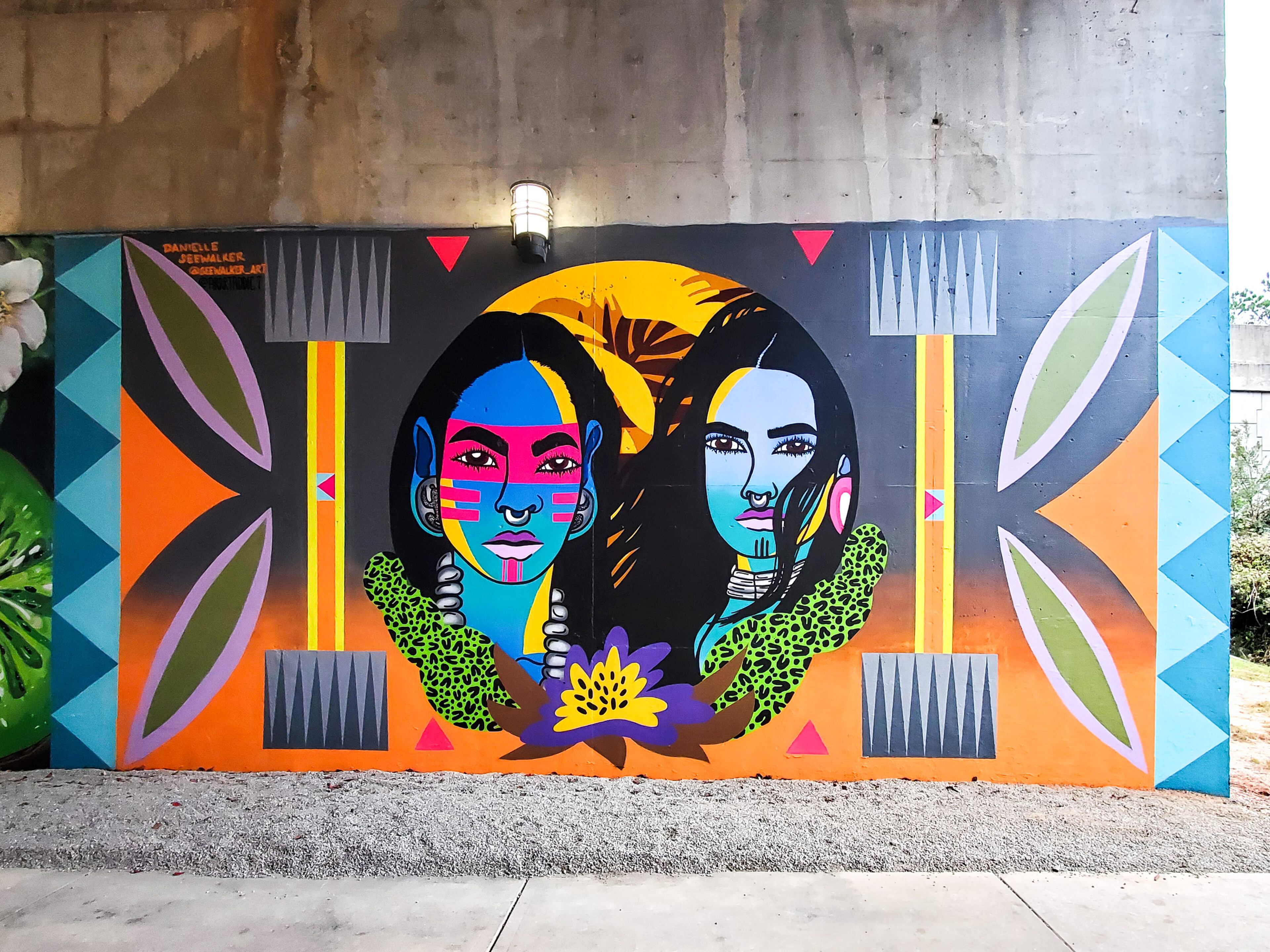 Mural by Arrrtaddict and Danielle SeeWalker.