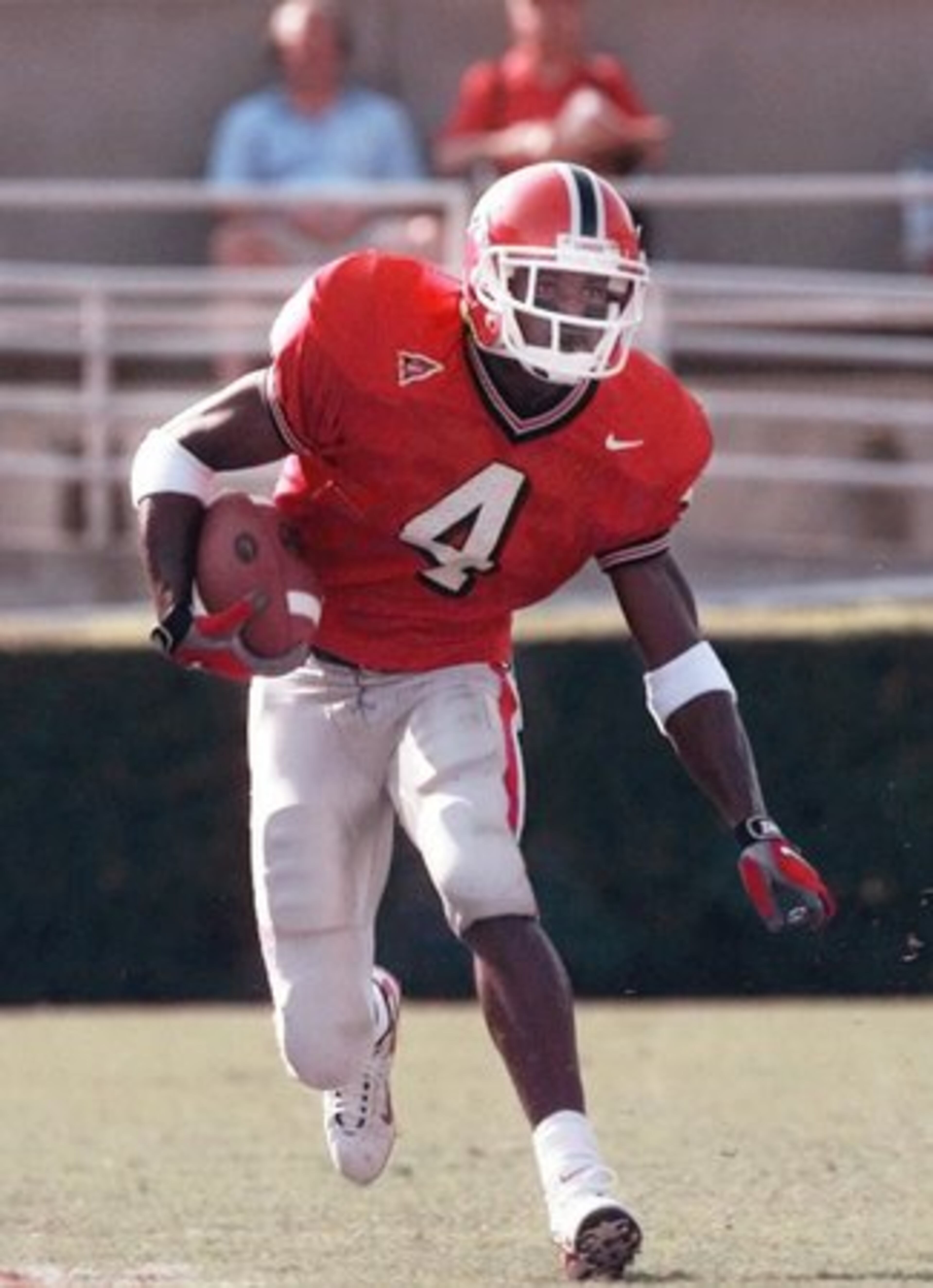 Champ Bailey ranks No. 3 on the list after excelling in all three facets of the game - offense, defense and special teams - for the Bulldogs.