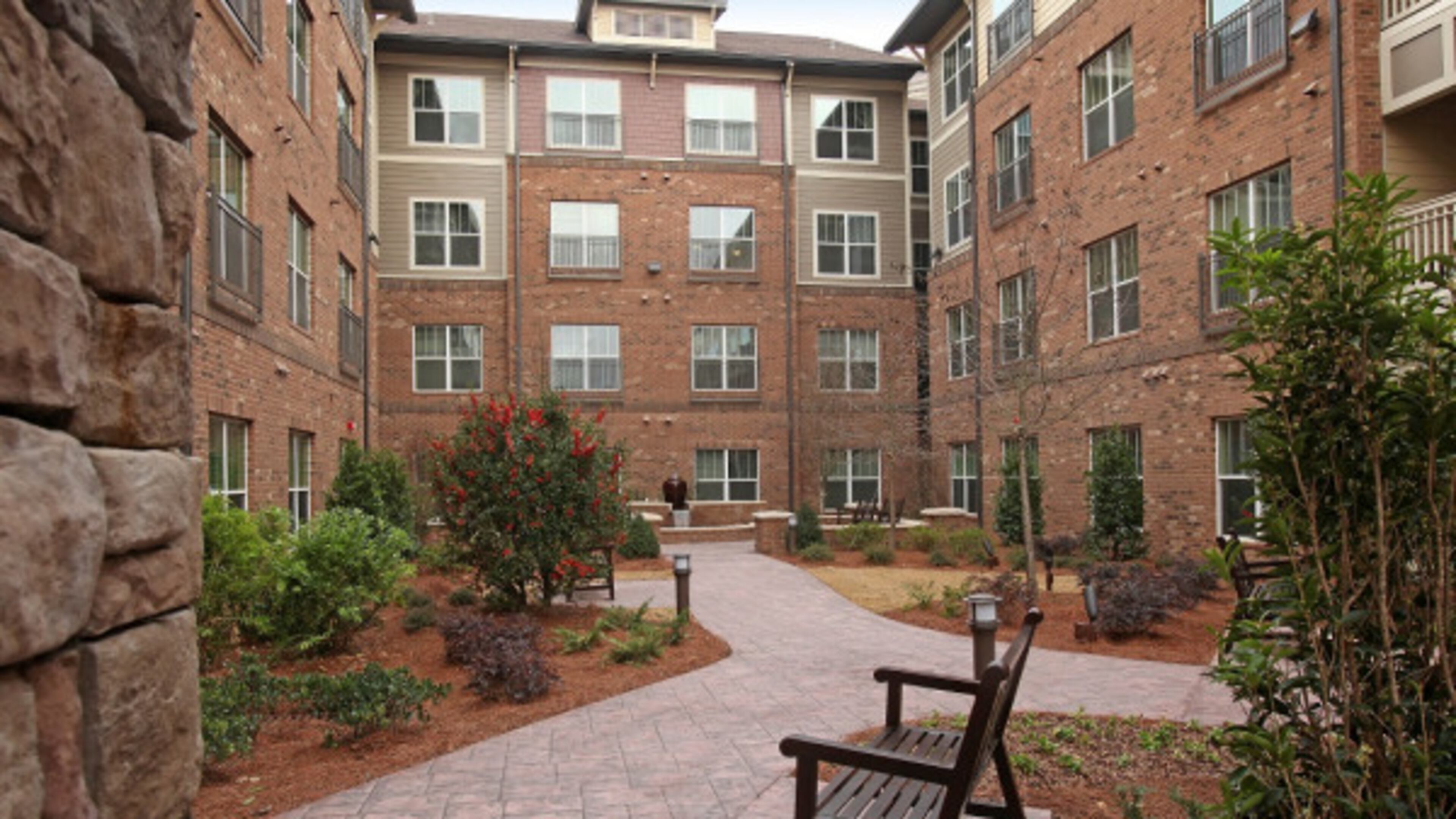 A senior housing development of 80 rental units will be developed as HearthSide Smyrna at the East-West Connector and Camp Highland Road. All rentals, the units will range in monthly price from $701 to $1,200 for one-bedroom units and from $842 to $1,600 for two-bedroom apartments. (Courtesy of One Street Development)