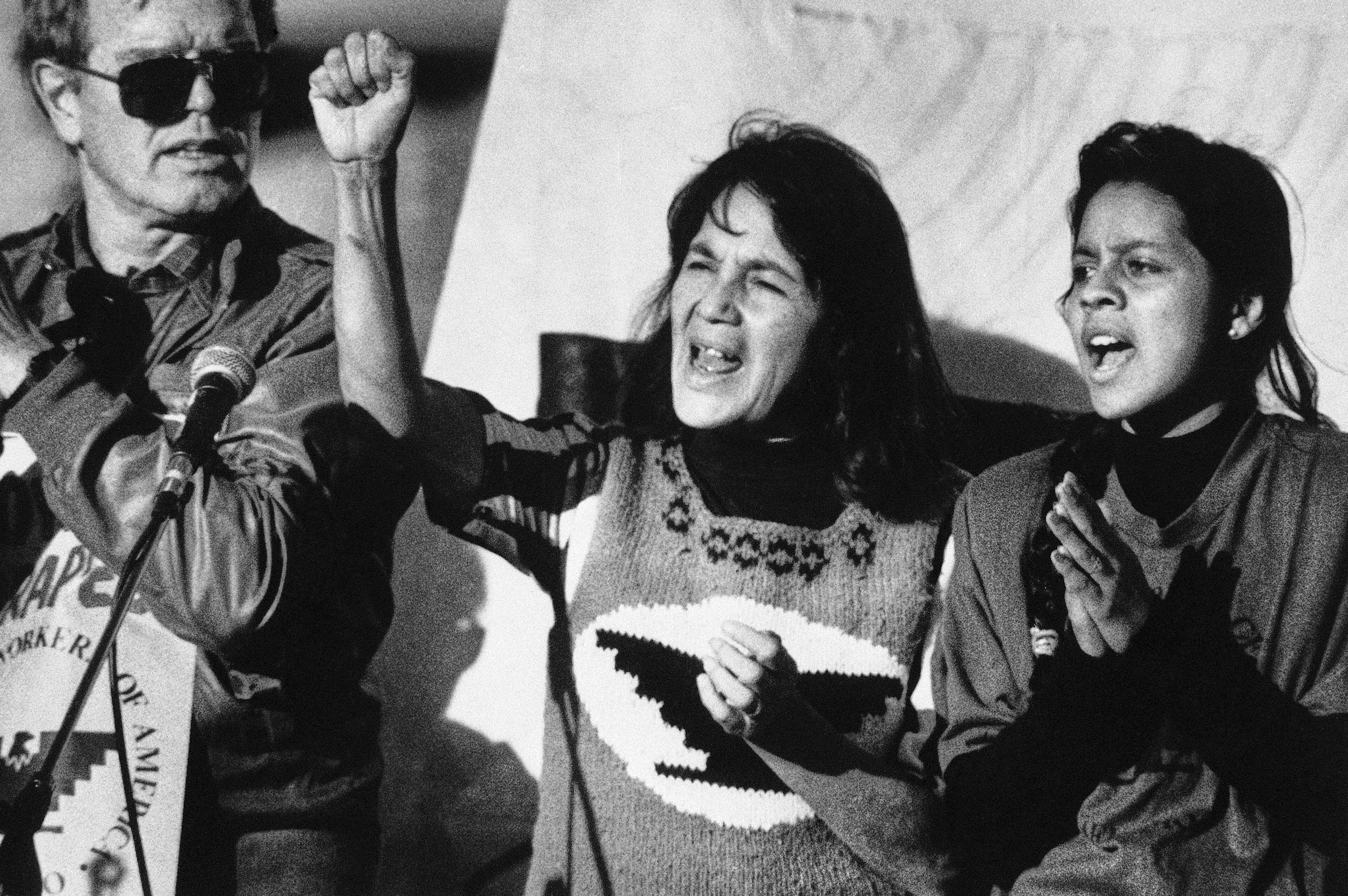 Dolores Huerta, Howard Wallace, Maria Elena Chavez