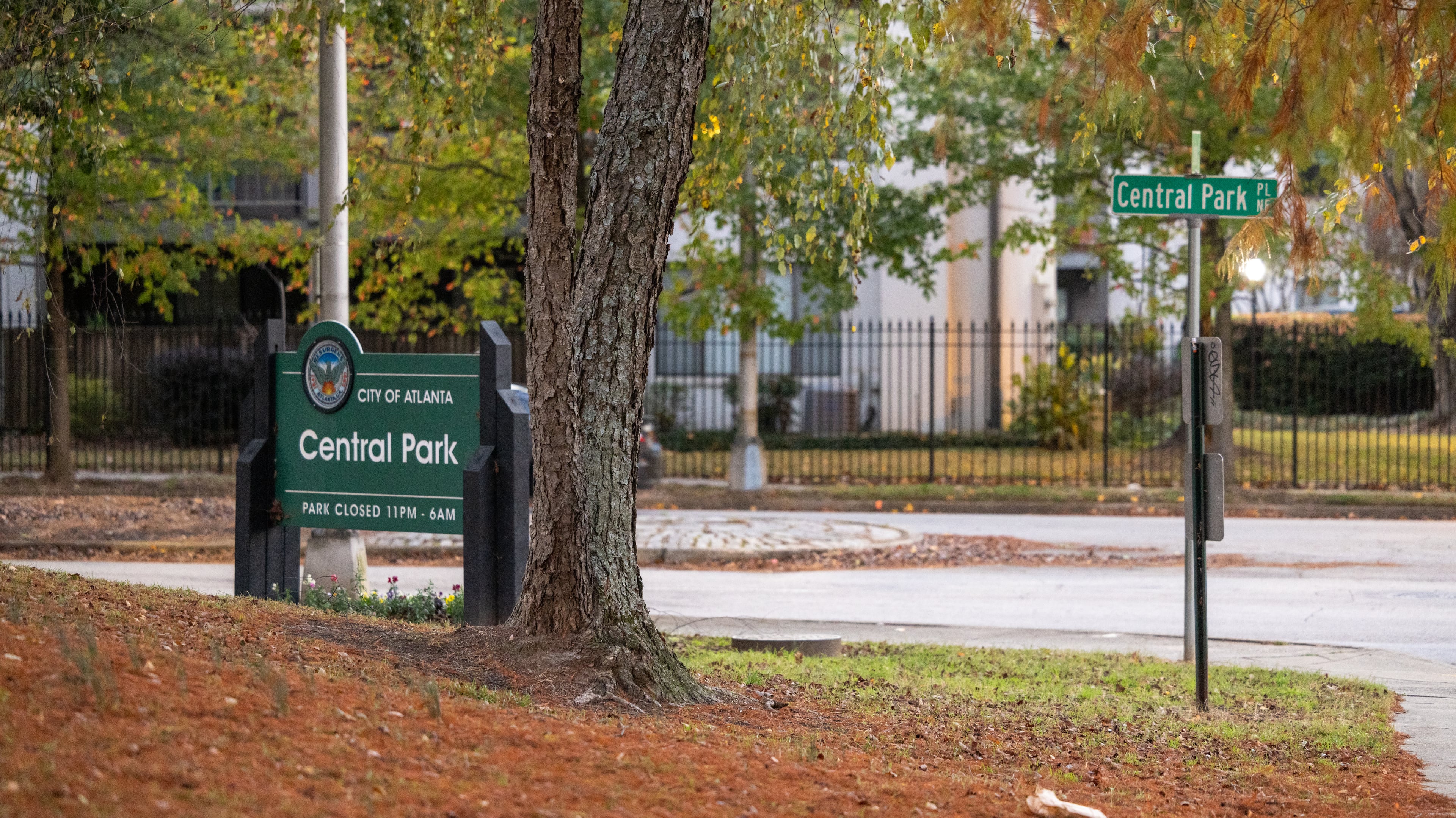 City of Atlanta Central Park sign on November 13, 2022