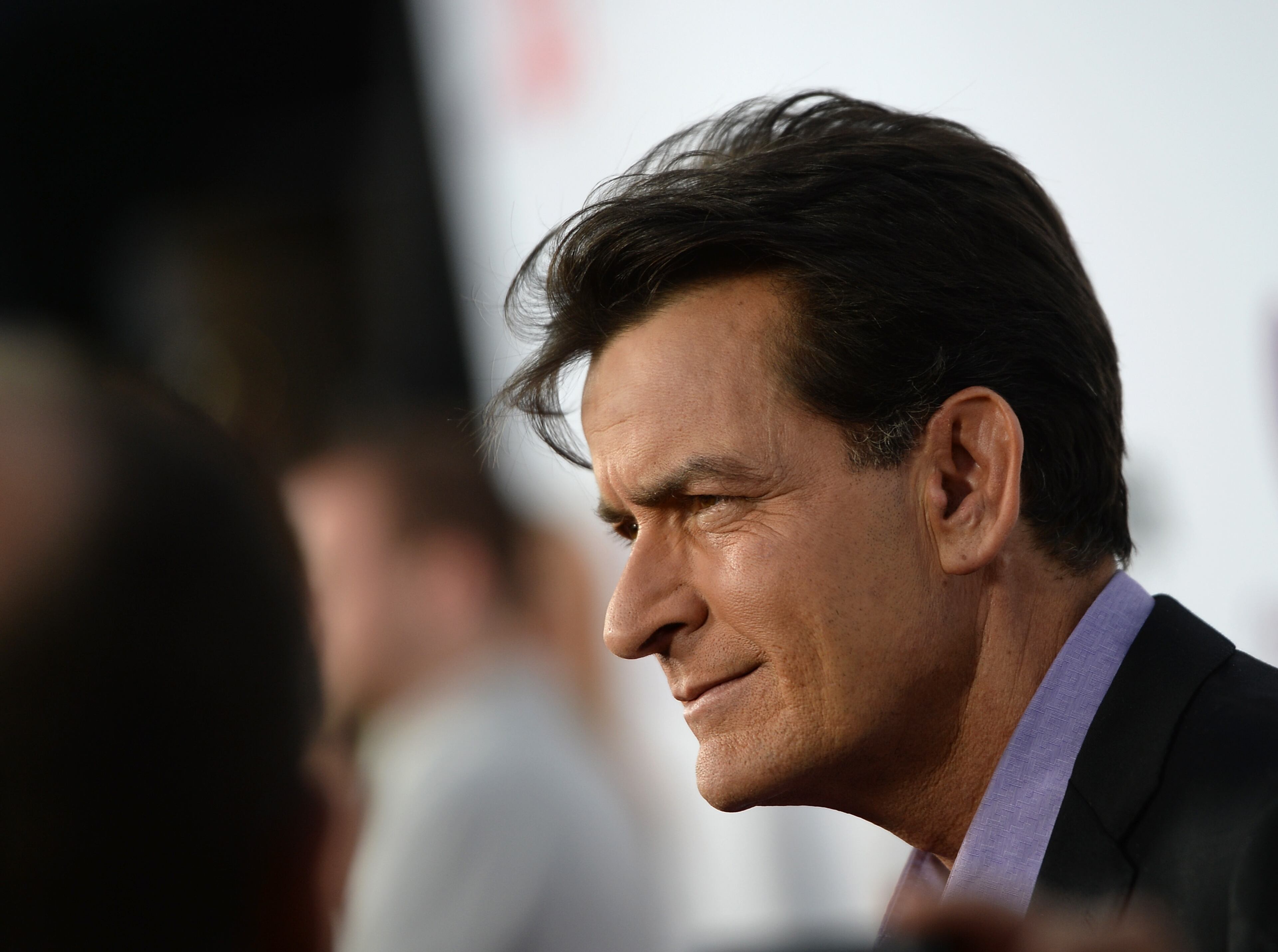 Actor Charlie Sheen, who was once the highest-paid actor but still remains on the list with his role in "Anger Management". (Photo by Michael Buckner/Getty Images)