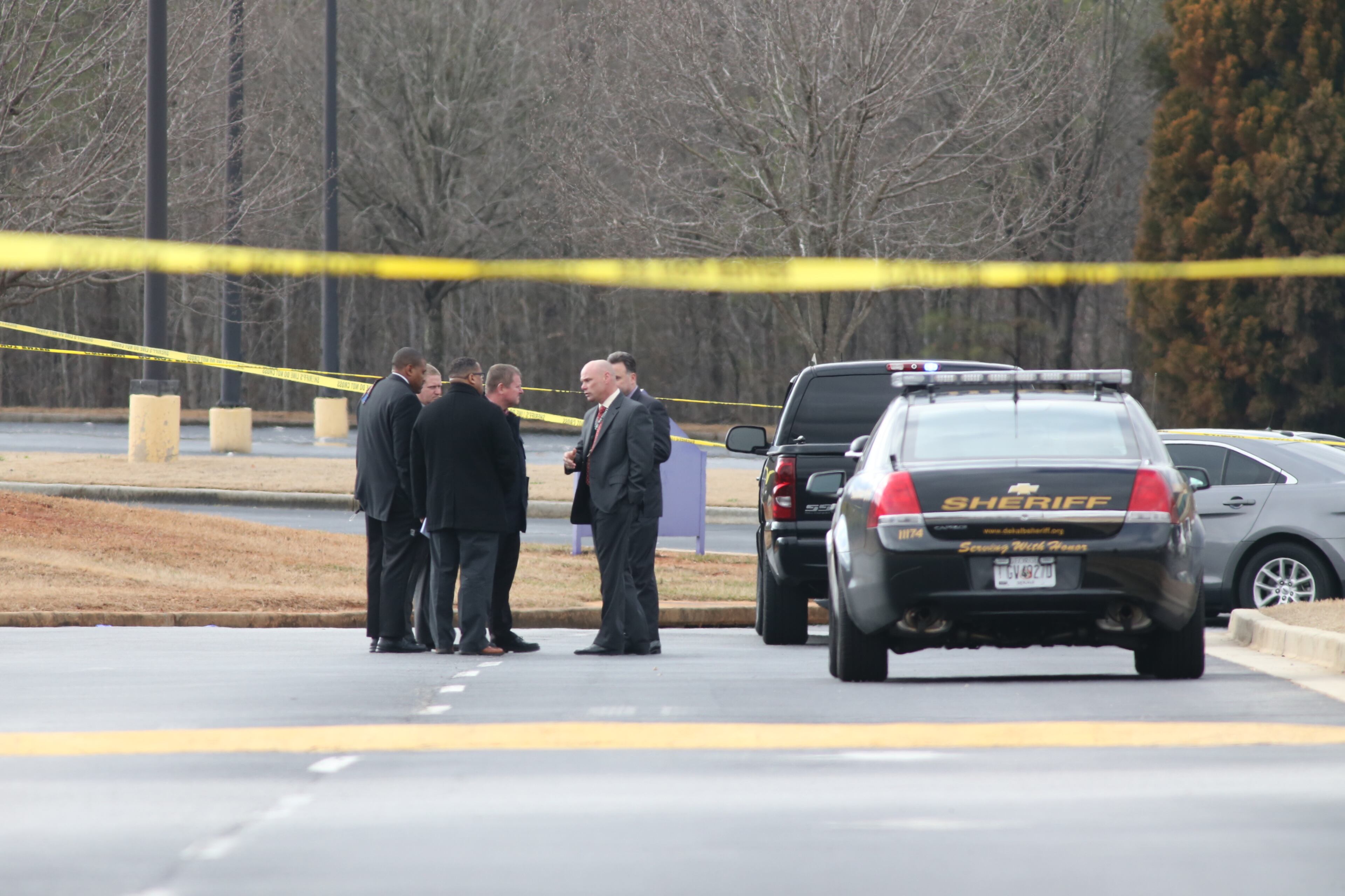 A man suspected of killing a toddler was shot by a DeKalb County deputy Wednesday afternoon in the parking lot of New Birth Missionary Baptist Church in Lithonia. According to Lt. Kyle Jones with the DeKalb County Sheriff’s Office, deputies were pursuing Nicholas Clarence Wade on a murder warrant.