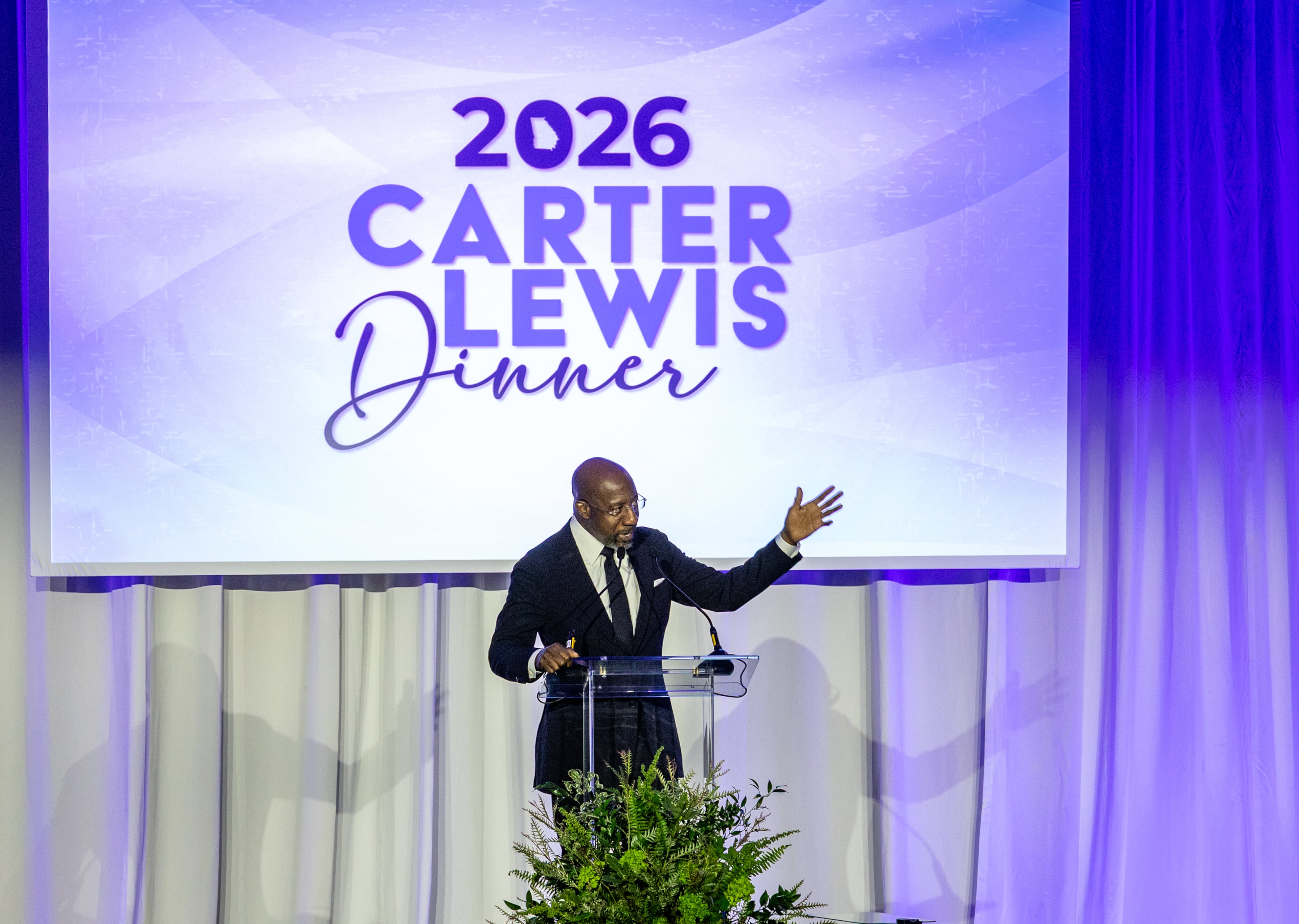 “We must restore the Voting Rights Act and ban gerrymandering,” U.S. Sen. Raphael Warnock said of Wednesday's Supreme Court decision. “Our democracy is on the line.” (Jenni Girtman for the AJC)