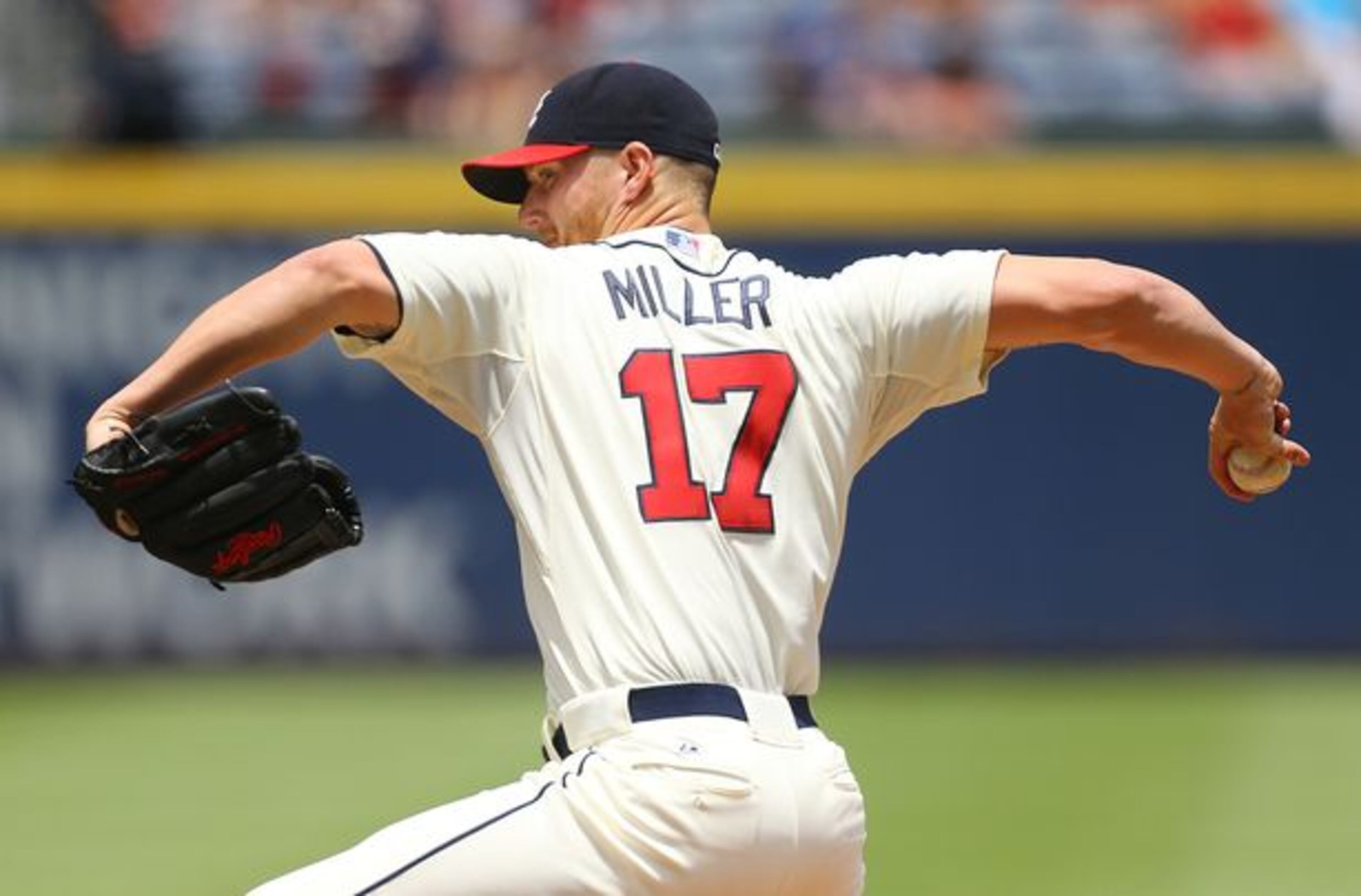 Braves All-Star pither Shelby Miller hasn't won in 17 starts, the first All-Star to go more than 13 consecutive starts without a win within an All-Star season. (Curtis Compton/AJC photo)