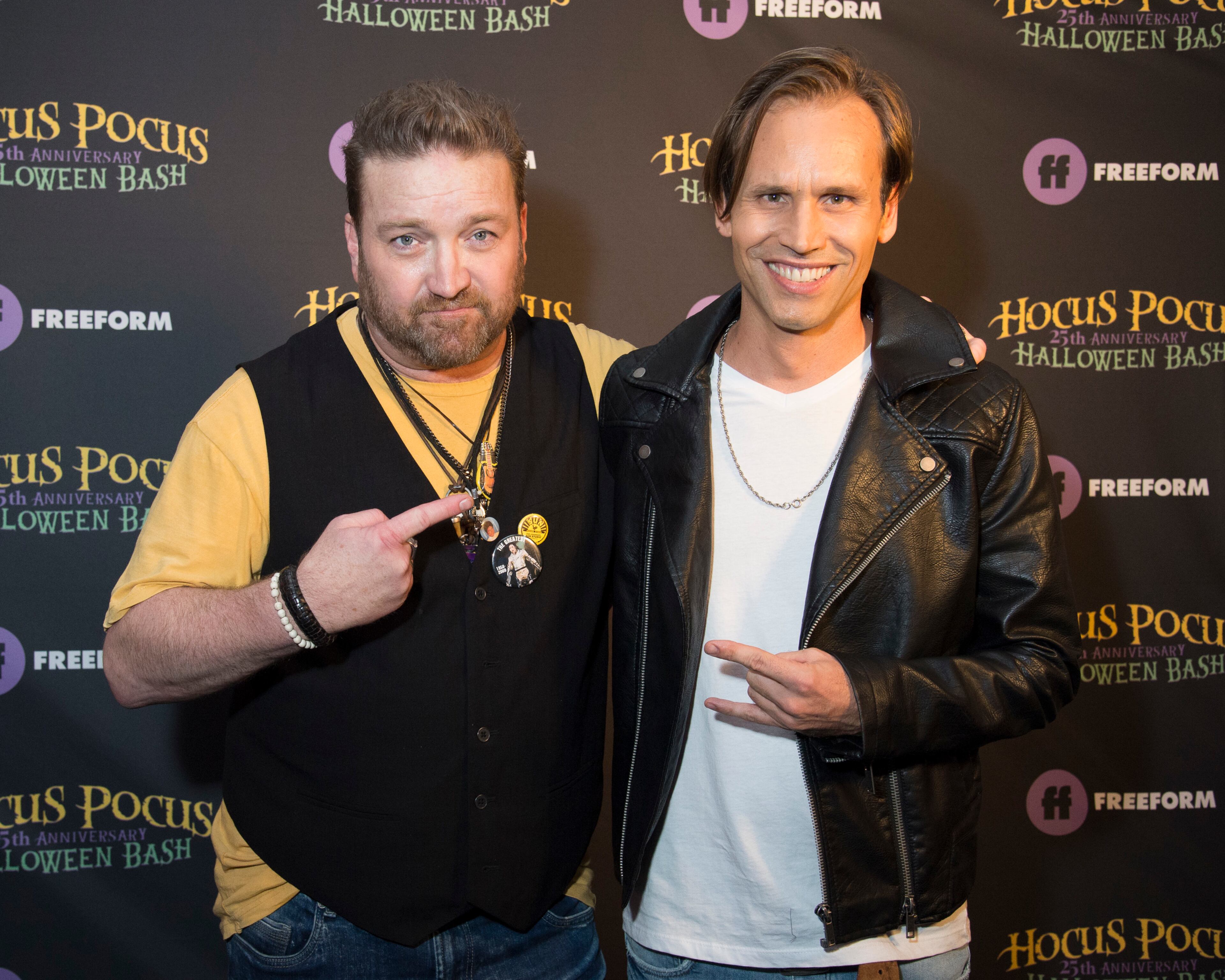 FREEFORM - Hocus Pocus 25th Anniversary Halloween Bash - Freeform announced today that it will air "Hocus Pocus 25th Anniversary Halloween Bash," an all-star party in honor of the cult classic filmÕs milestone anniversary. The 90-minute special, filmed at the iconic Hollywood Forever Cemetery to celebrate the movieÕs status as a Halloween staple, will premiere on SATURDAY, OCT. 20, at 8:15 PM EDT/PDT as part of FreeformÕs "31 Nights of Halloween" programming event. (Freeform/Valerie Durant)
LARRY BAGBY, TOBIAS JELINEK