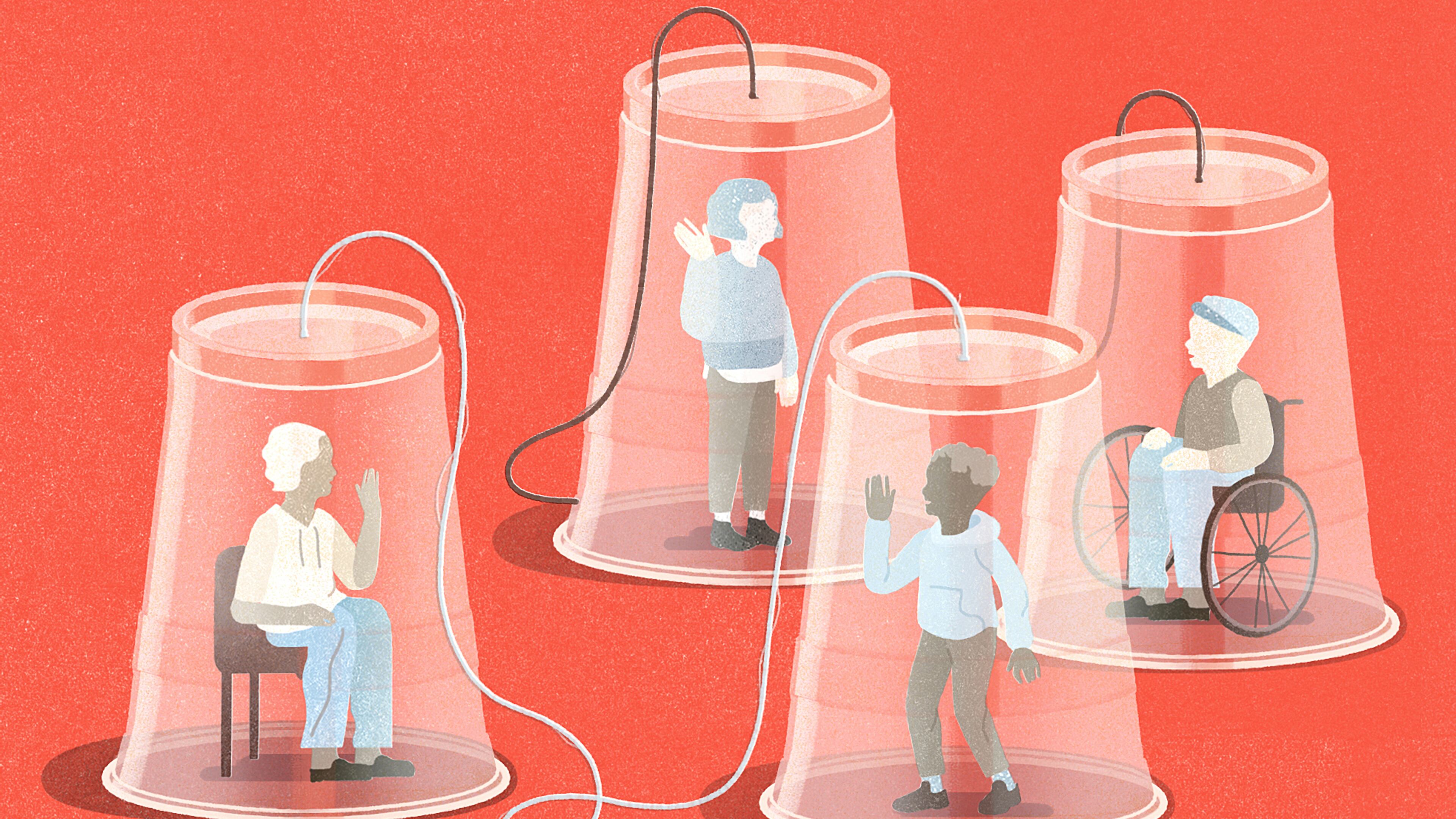 Attempts to avoid coronavirus, as necessary as they are, can increase the risk of physical and emotional harm from limited social contact. Gracia Lam/The New York Times