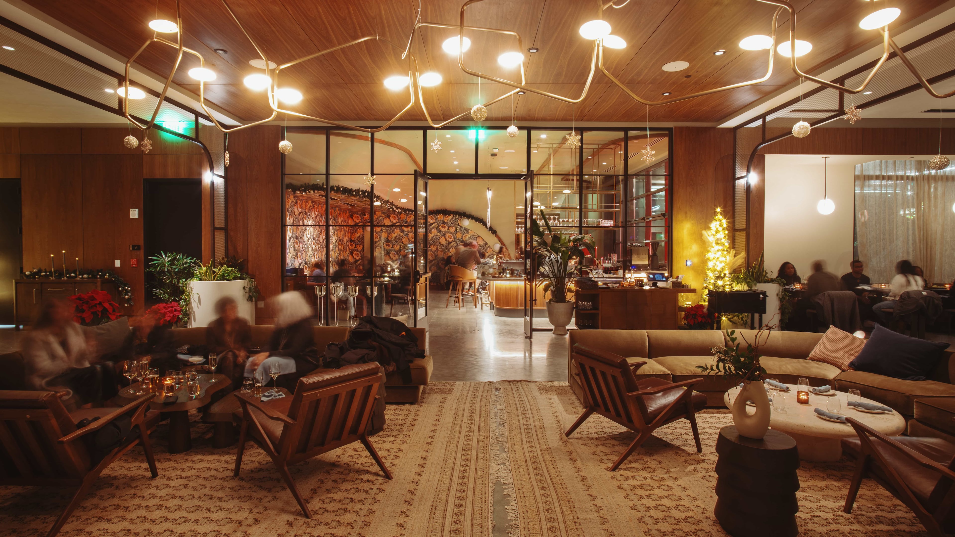 Celestia's lighting is low and warm, with large windows facing both west and south. (Adrian Profumo, courtesy of Celestia)