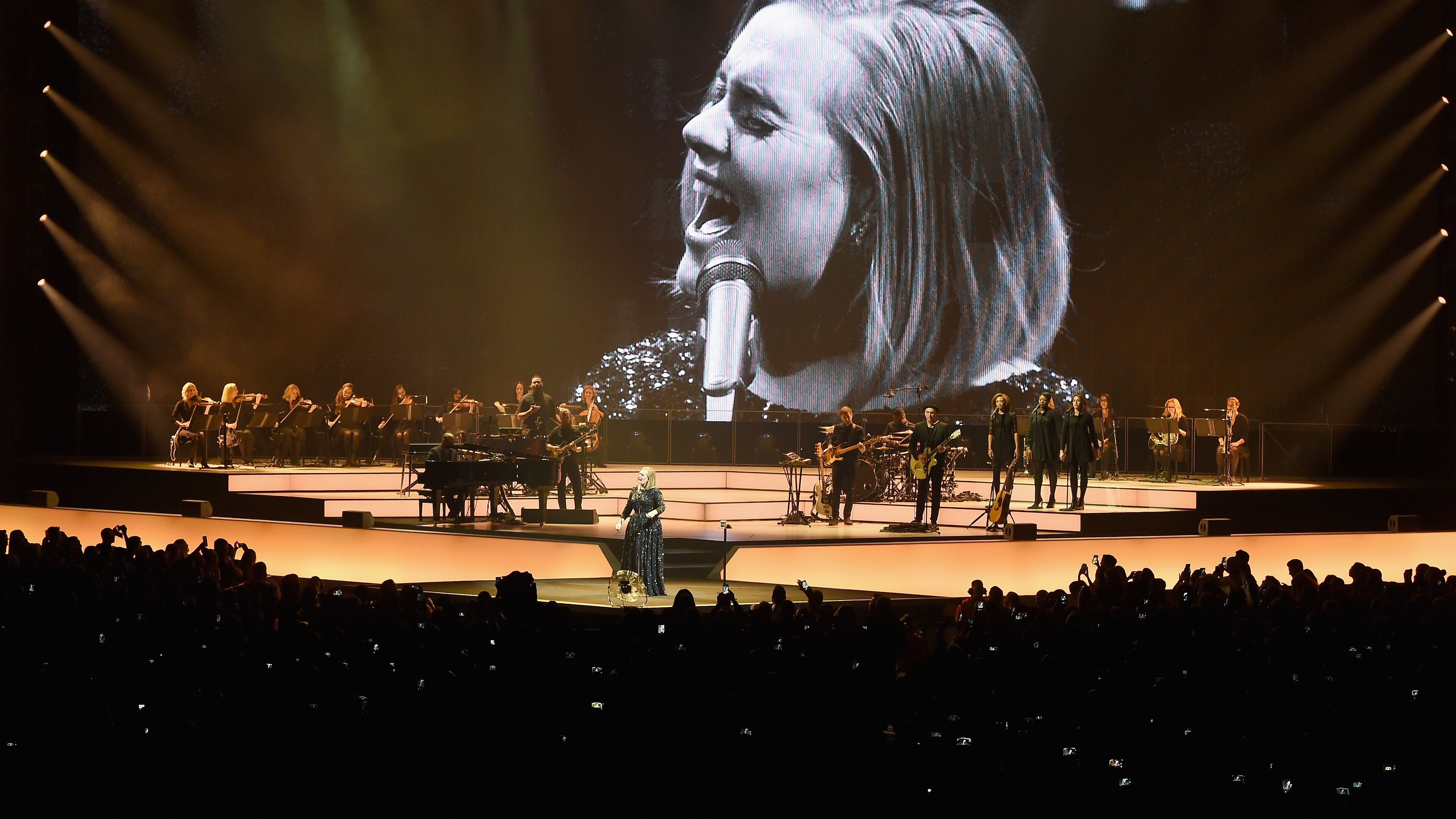 Almost time for Adele in Atlanta. (Photo by Kevin Winter/Getty Images for BT PR)