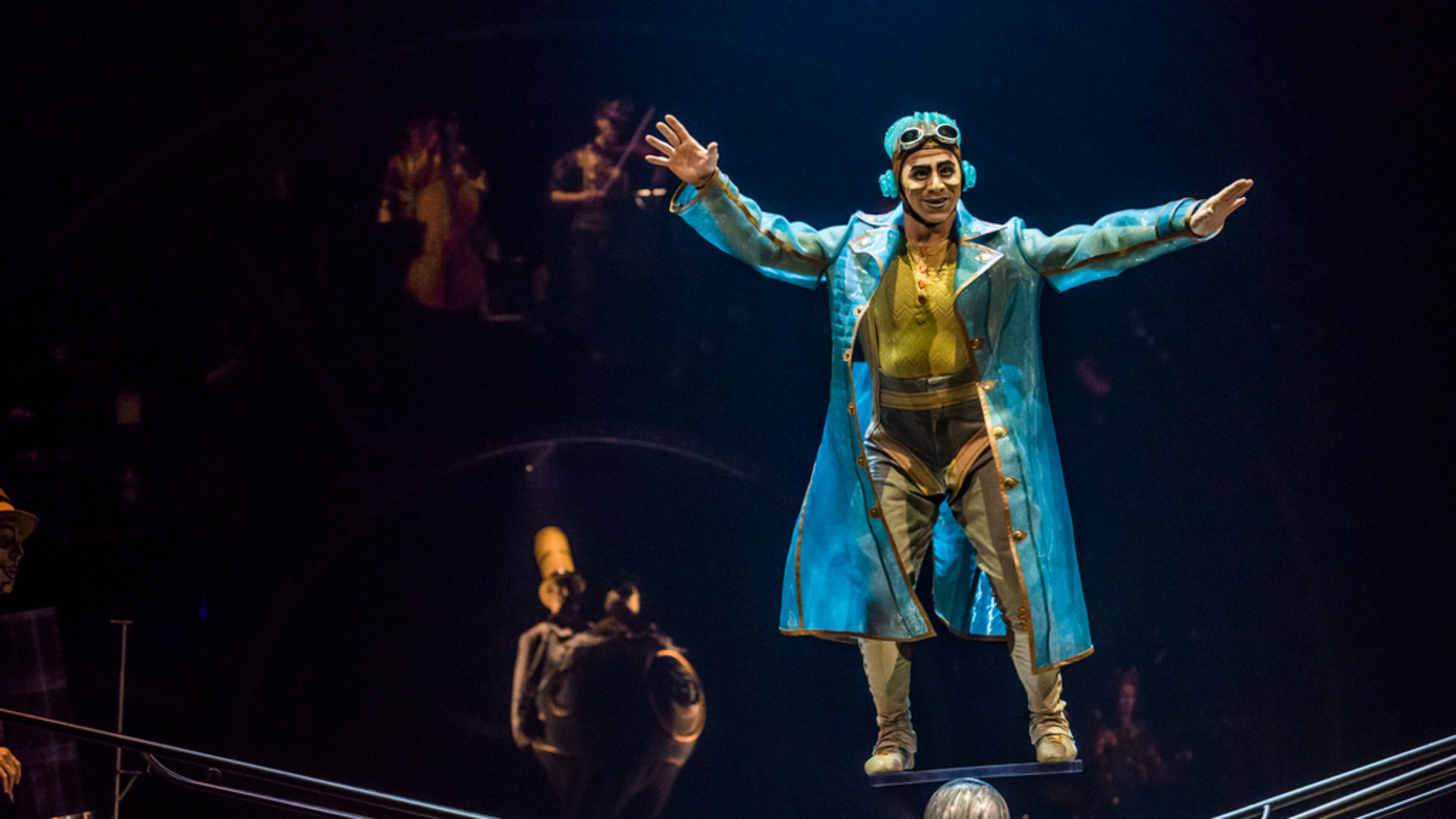 Rola Bola in Cirque du Soleil's “Kurios — Cabinet of Curiosities,” coming to Atlantic Station for an open-ended run starting March 3. CONTRIBUTED BY MARTIN GIRARD
