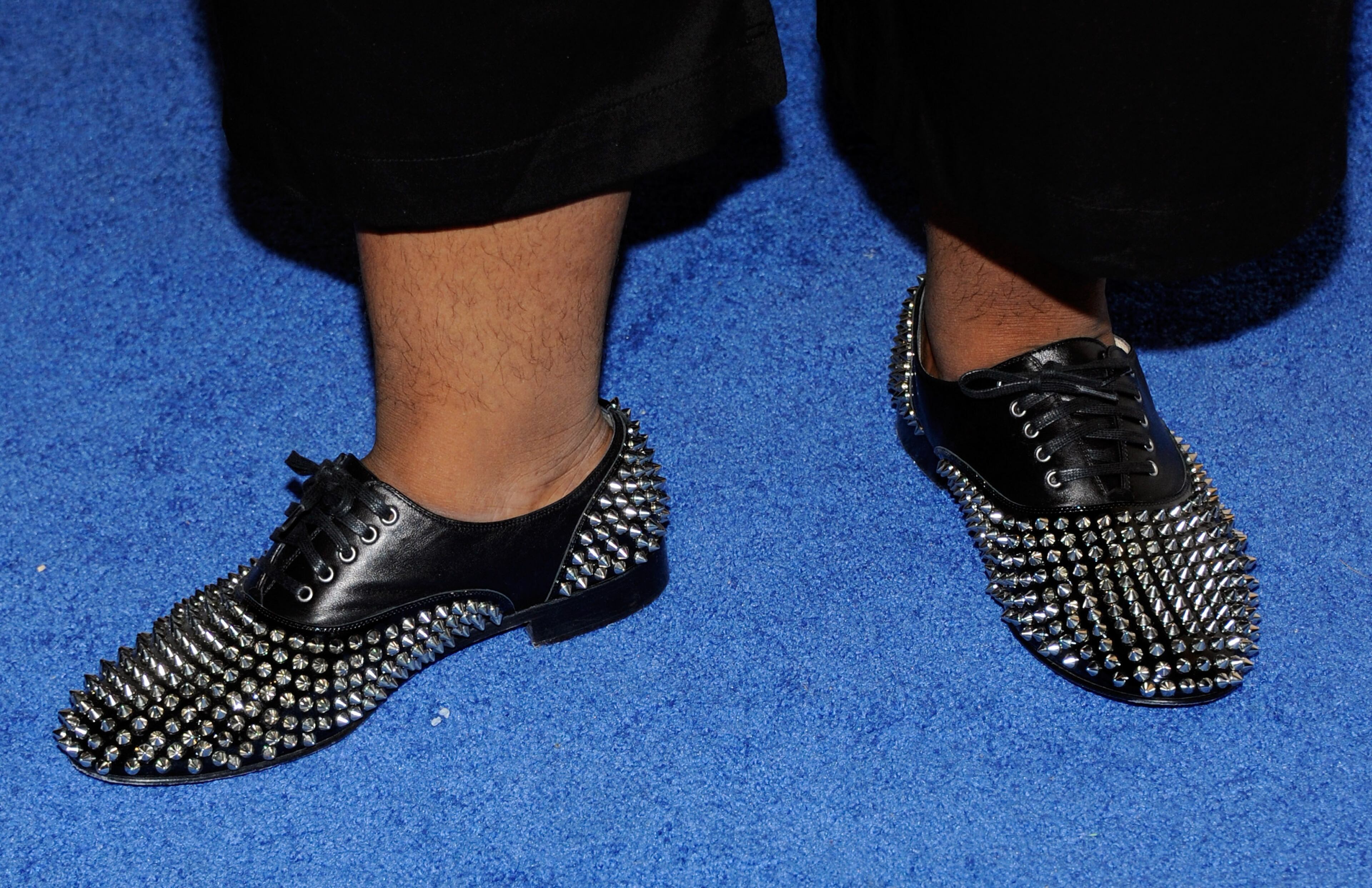 Recording artist Cee Lo Green (shoe detail) arrives at the "Swarm the Strip" launch event for Jack Daniel's Tennessee Honey at the Wet Republic pool at the MGM Grand Hotel/Casino July 15, 2011 in Las Vegas, Nevada.