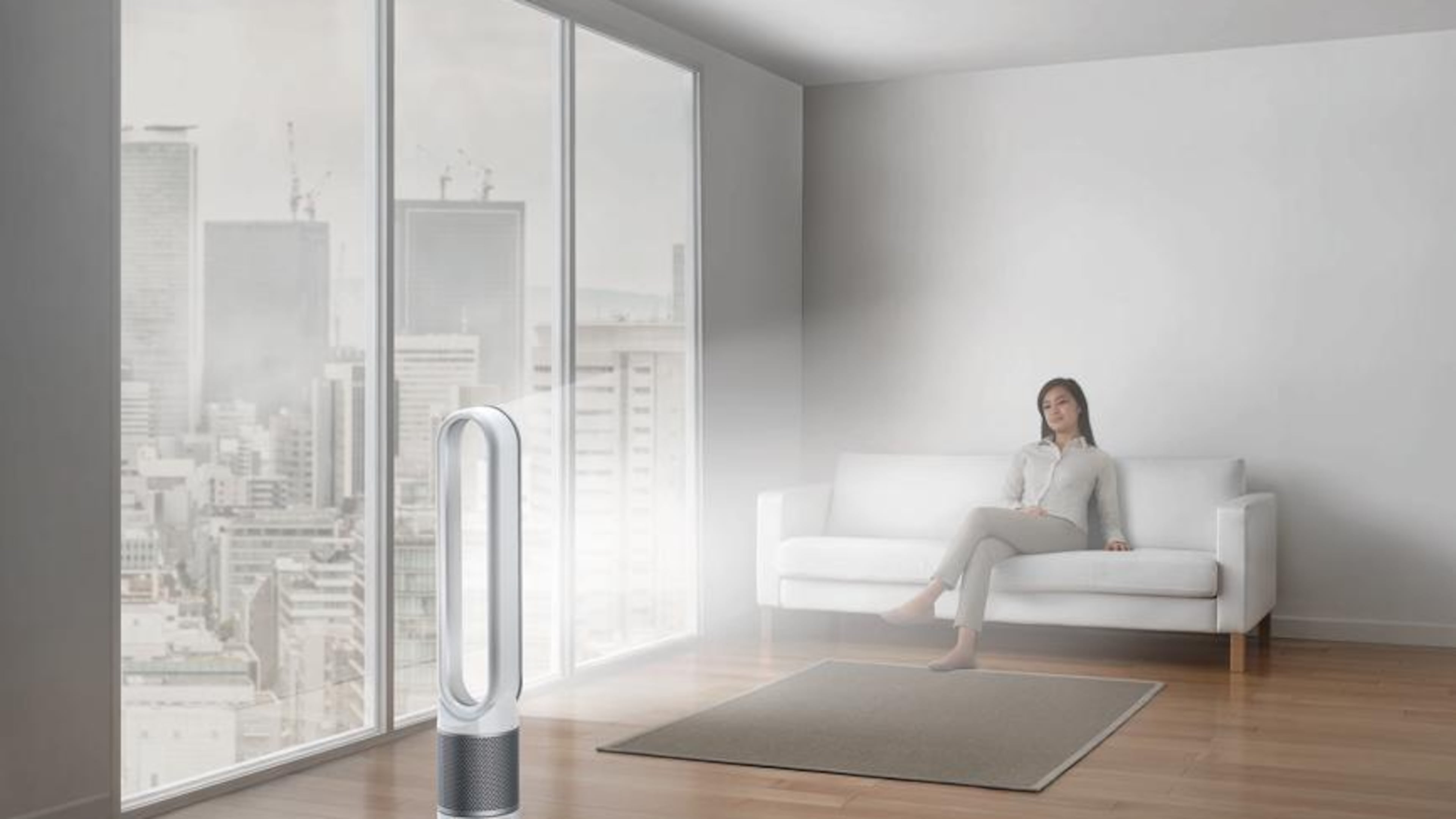 Dyson Pure Cool Link tower does double duty as an air purifier and a cooling room fan.