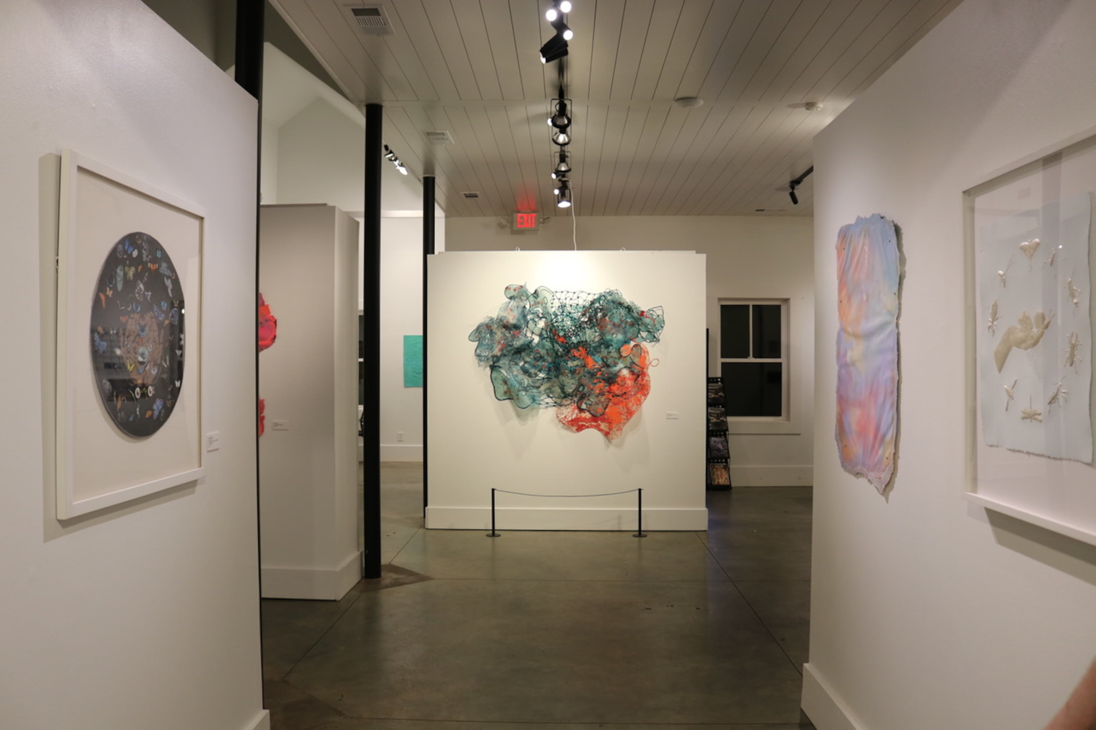 “Pulp: The Fluid and the Concrete” was the spring exhibition at Woodstock Arts' Reeves House Visual Arts Center. (Courtesy of Ashly Hospodka/Woodstock Arts)