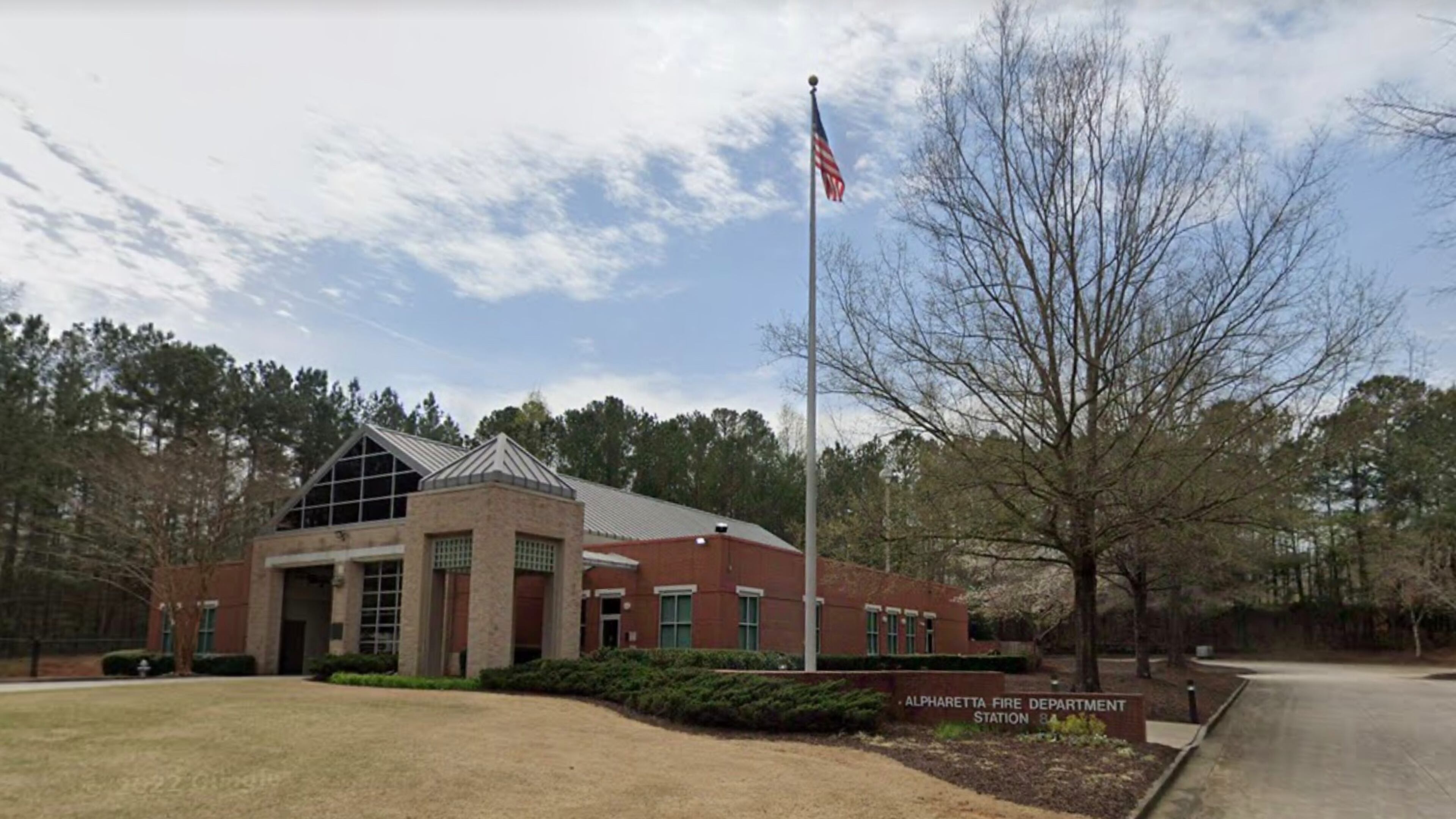 Alpharetta Fire Station 84 roof at 525 Park Bridge Pkwy. is one of six stations to be evaluated for renovations. (Google Maps)