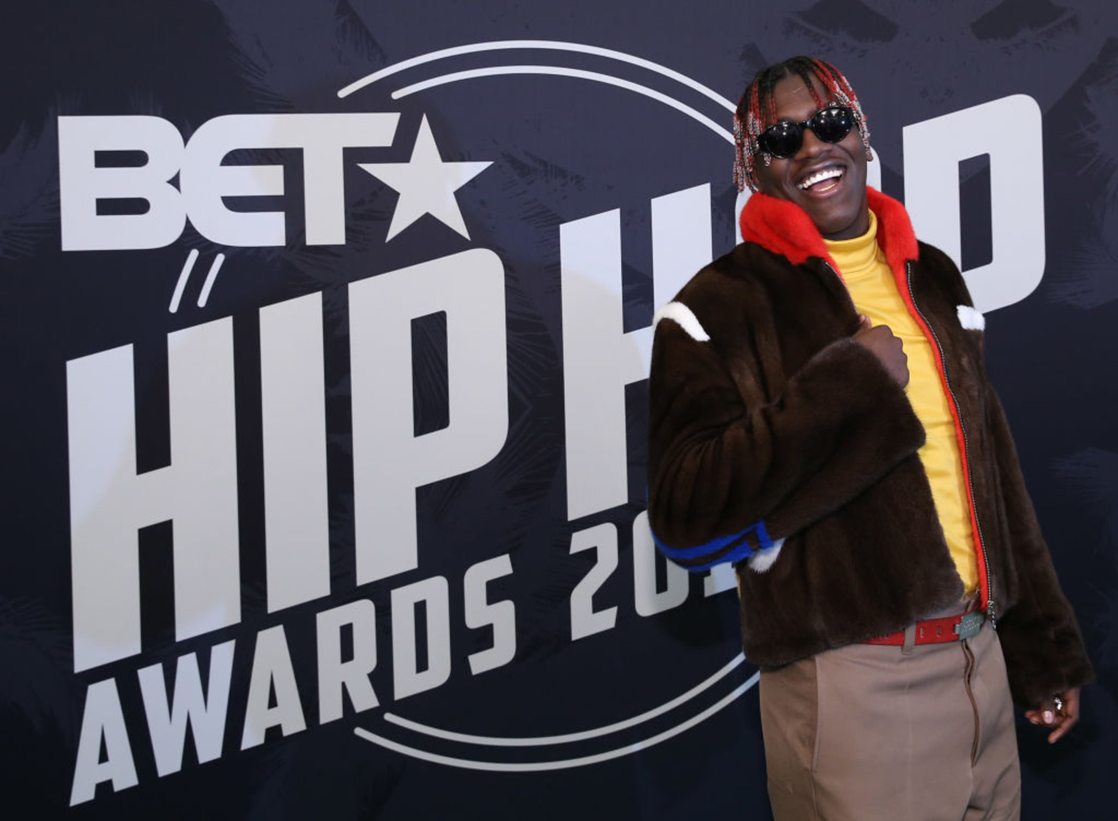 MIAMI BEACH, FL - OCTOBER 06: Rappper Lil Yachty attends the BET Hip Hop Awards 2017 at The Fillmore Miami Beach at the Jackie Gleason Theater on October 6, 2017 in Miami Beach, Florida. (Photo by Bennett Raglin/Getty Images for BET )