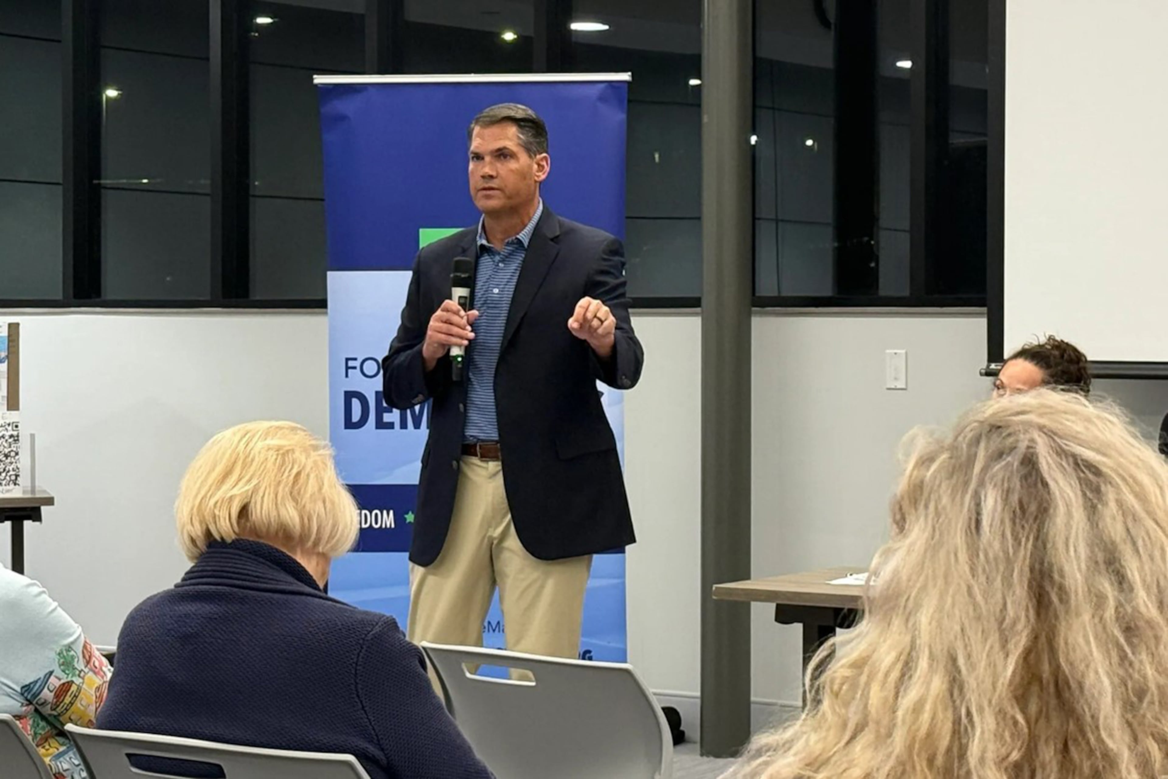 Former Lt. Gov. Geoff Duncan is a Democratic candidate for governor. (Greg Bluestein/AJC)