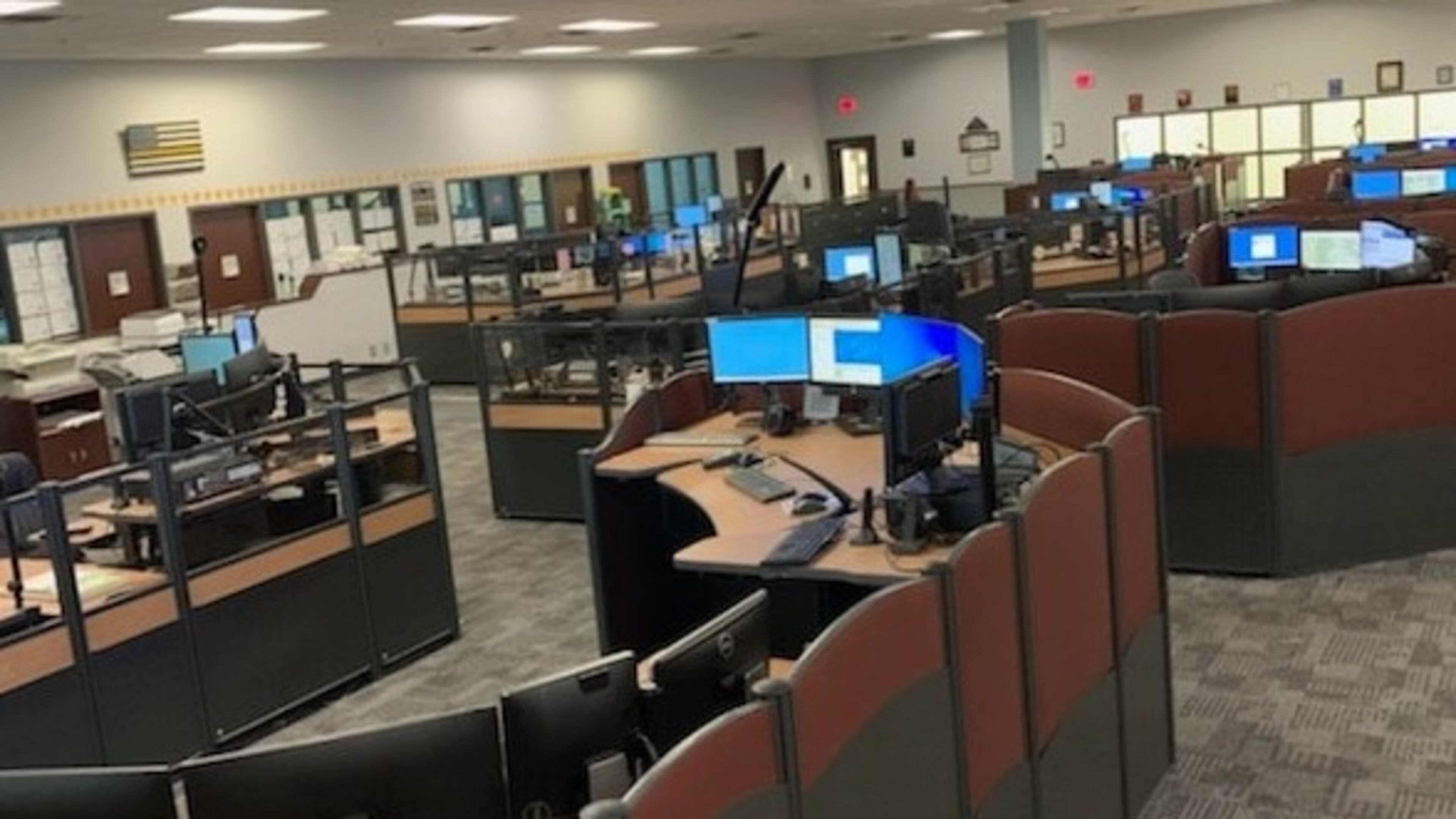 Henry County's E-911 center.