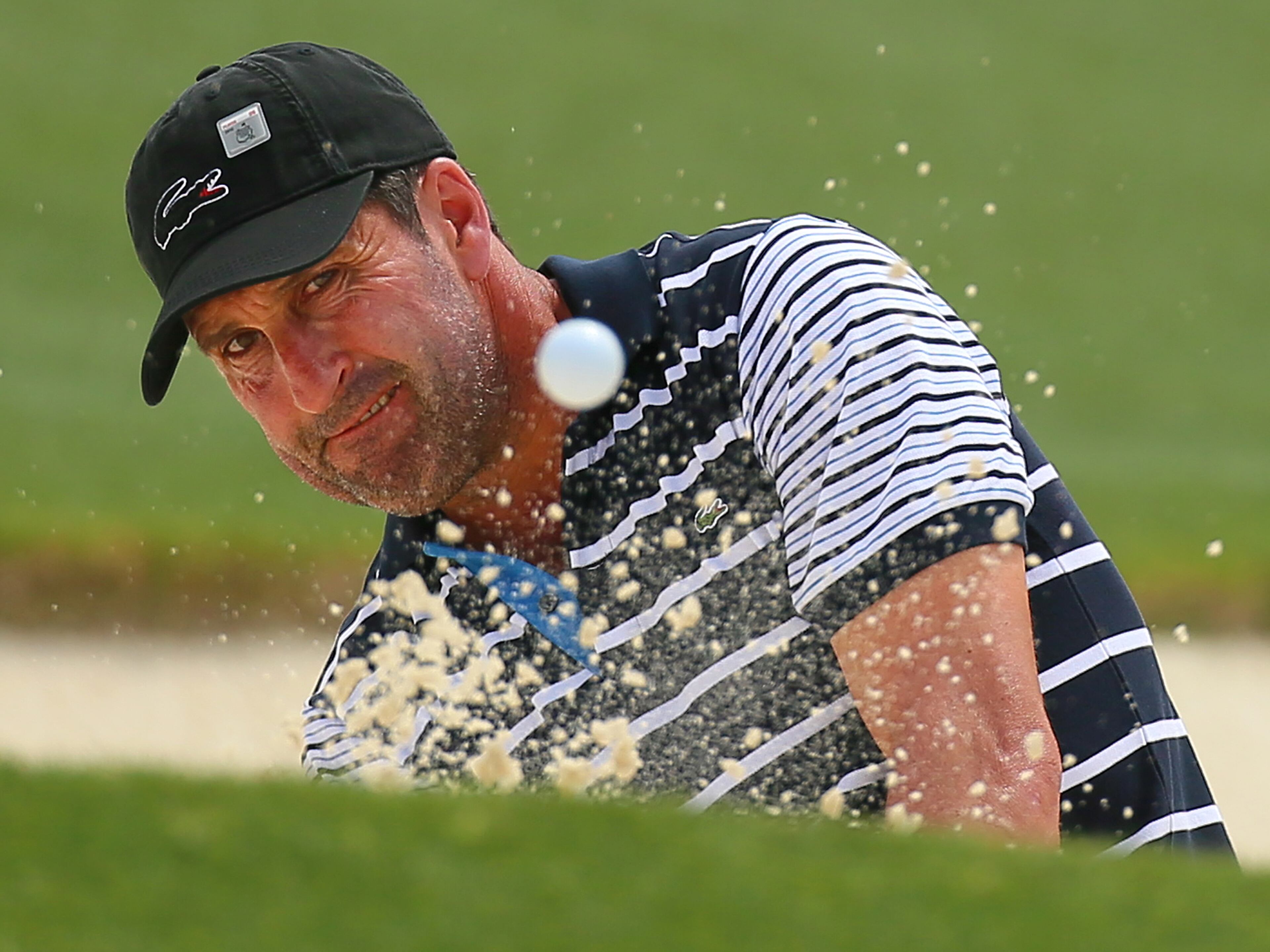 Jose Maria Olazabal is also in this weekend's field and owns a pair of green jackets won in 1994 and 1999. (Curtis Compton/ccompton@ajc.com)