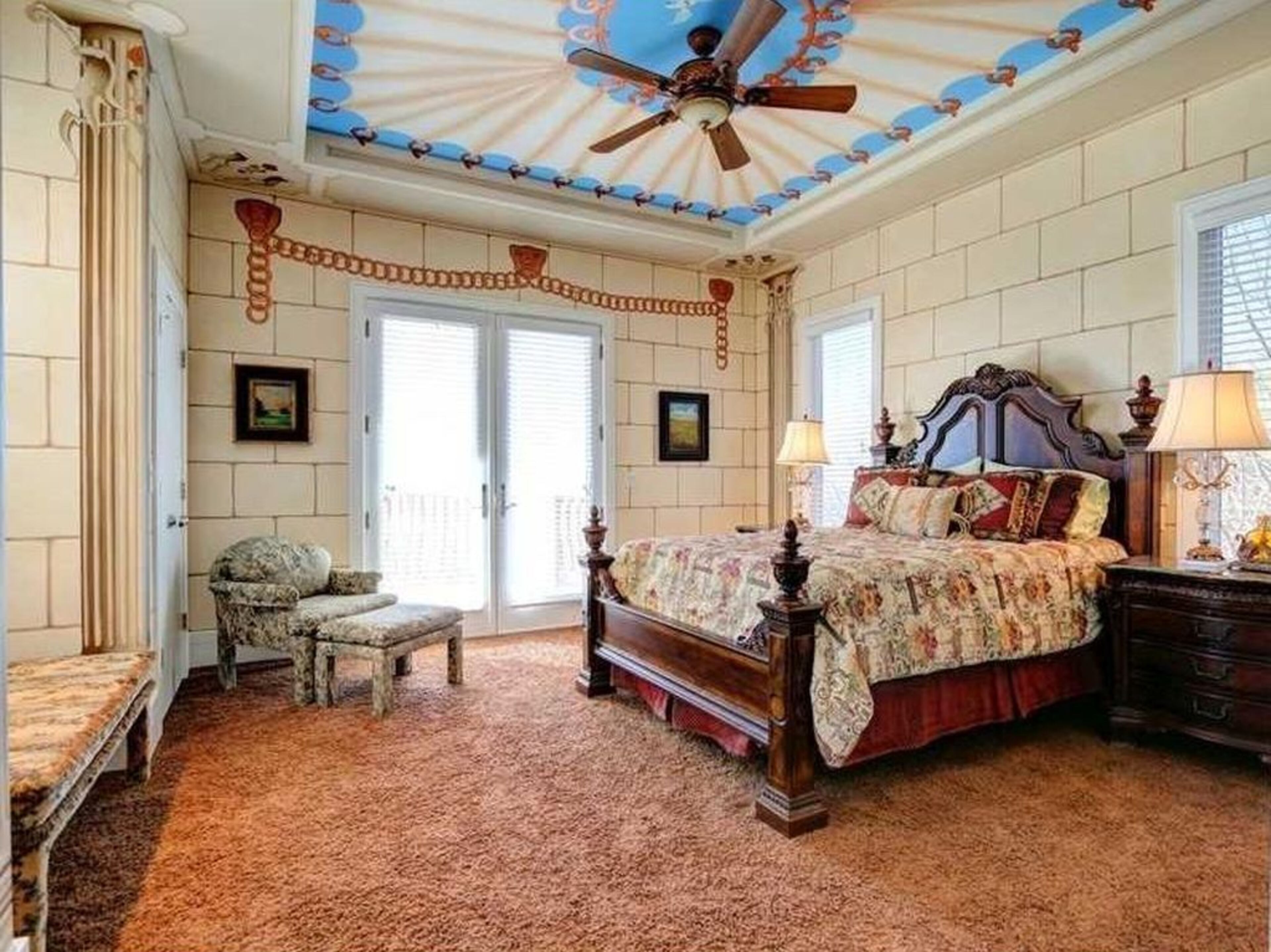 This Marietta mansion spans 8,104 square feet and comes with six bedrooms and five-and-a-half bathrooms, according to the listing on Zillow.com.