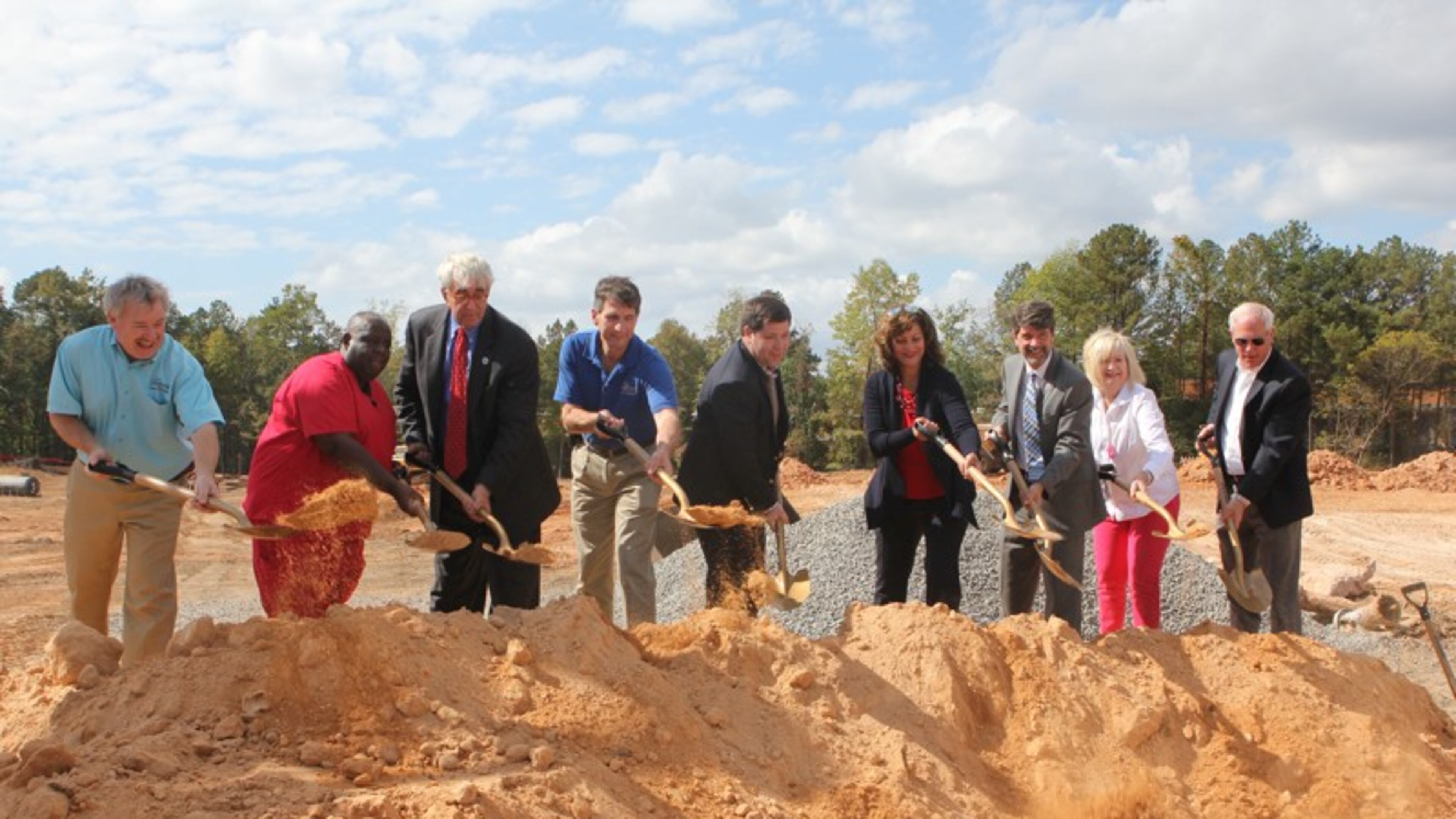 On Tuesday, October 18, 2016, Marietta held a Groundbreaking Ceremony for the future home of Franklin Gateway Sports Complex. Photo courtesy the City of Marietta.