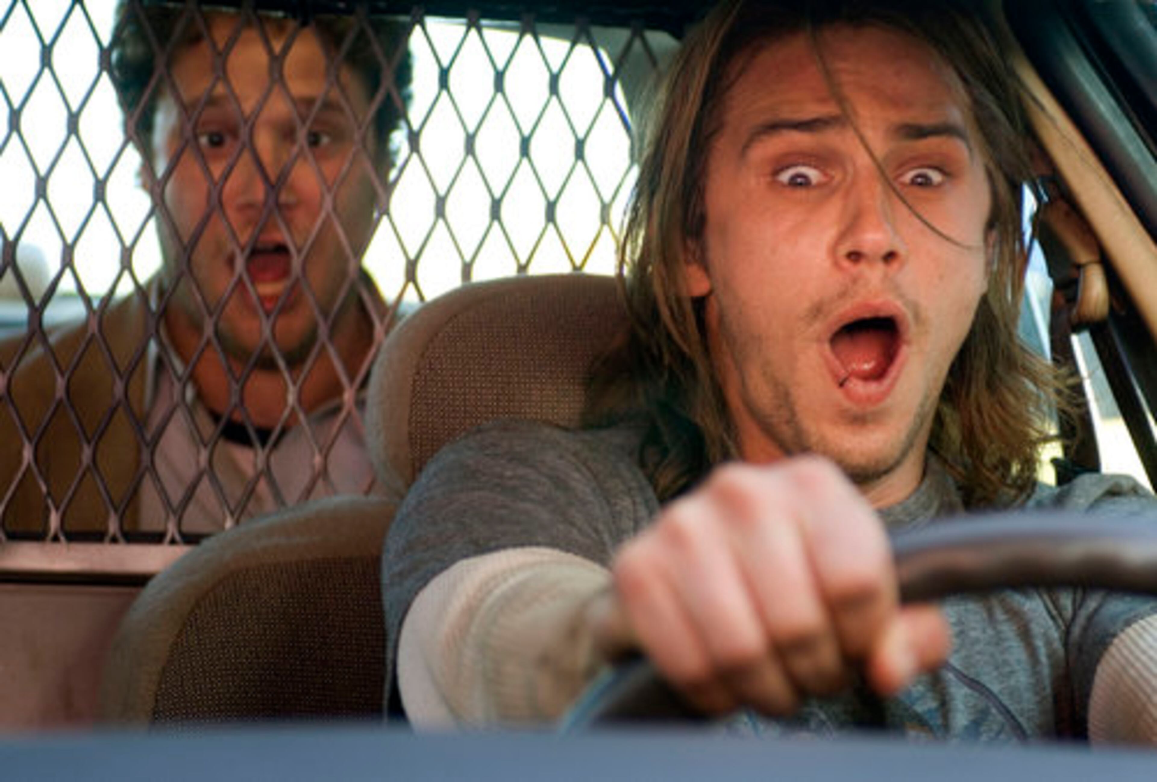 Now the R-rated comedies just keep coming. In "Pineapple Express," released Aug. 6," Seth Rogen, left, and James Franco play two stoners running for their lives.