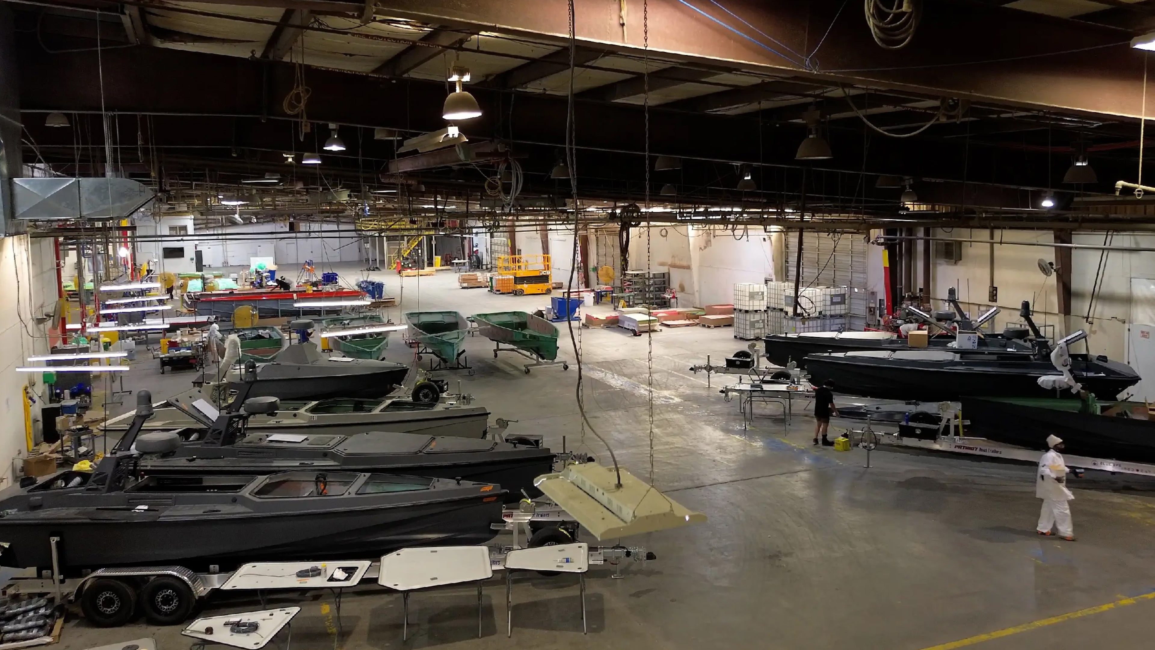 Blue Ops on Monday will celebrate the one-year anniversary of its Valdosta facility that manufactures autonomous marine boats for military and defense purposes. (Courtesy of Blue Ops)