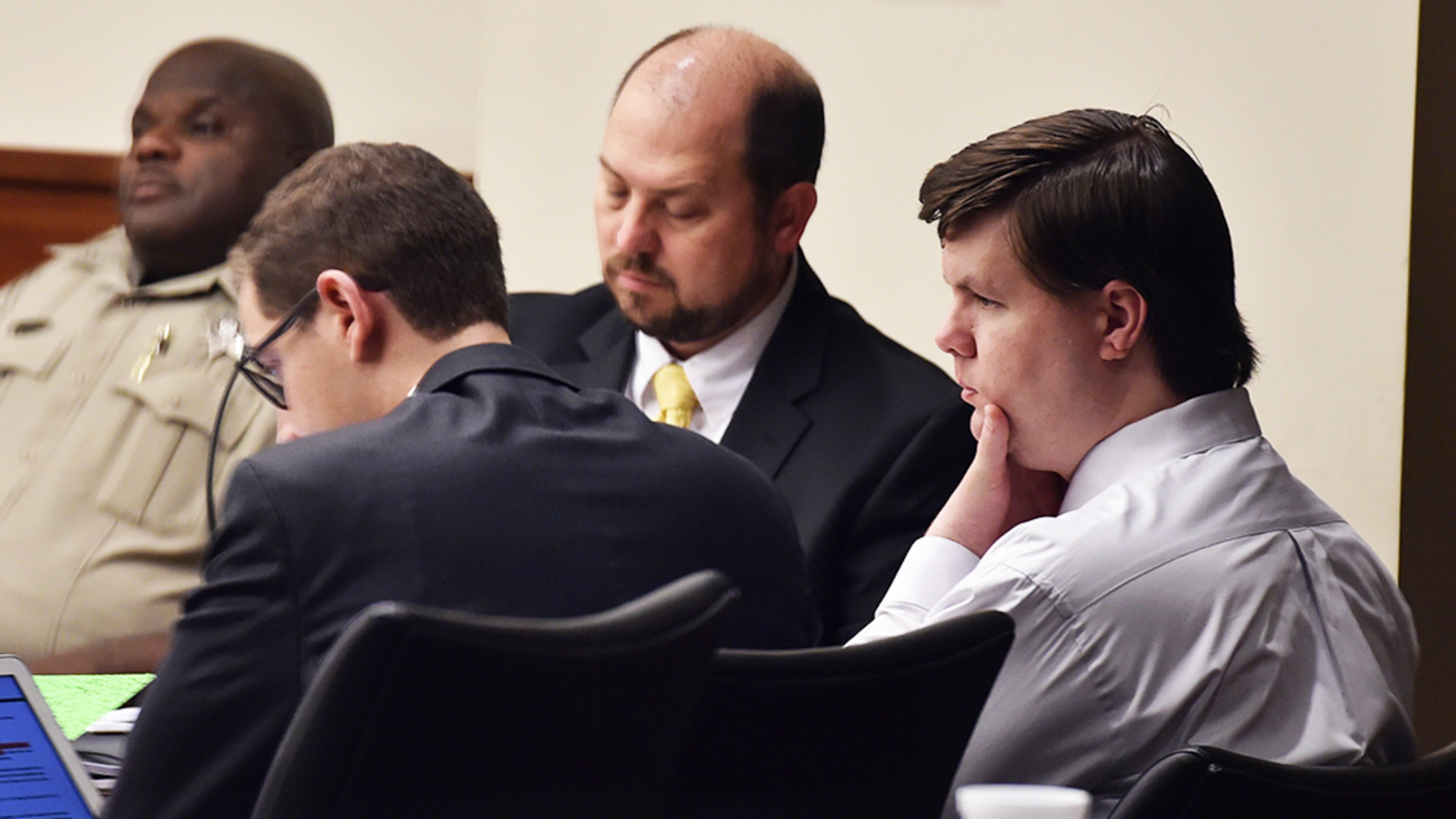 April 25, 2016 Marietta, GA: Jury selection continues in the case of Ross Harris in Marietta April 25, 2016. Harris is charged with intentionally leaving his 22-month-old son inside a hot car to die. BRANT SANDERLIN/BSANDERLIN@AJC.COM