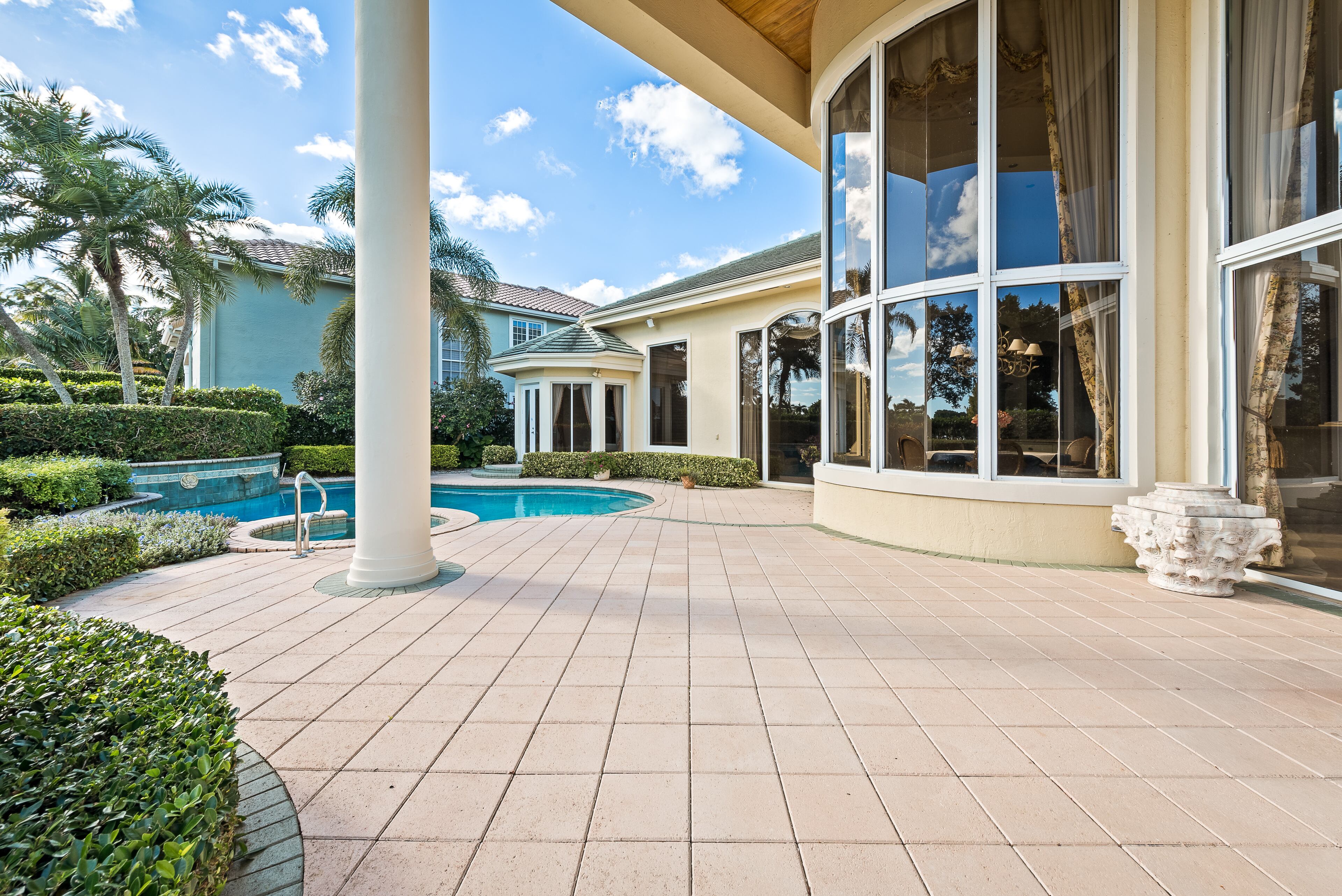 Former GOP presidential hopeful and the future HUD secretary Ben Carson has listed his golf-club community home in Palm Beach, Fla. for $1.2 million. The two-story residence has soaring floor-to-ceiling windows that wonderfully blend the the outside tropical paradise with the interior living spaces. This five bedroom, 6000 ft., and 4.5 bathroom is a mini-mansion that comes with marble floors, custom built-in's throughout, remote operated window coverings along with a tastefully upgraded chefs kitchen. (Listing courtesy ENGEL & VOLKERS Palm Beach)