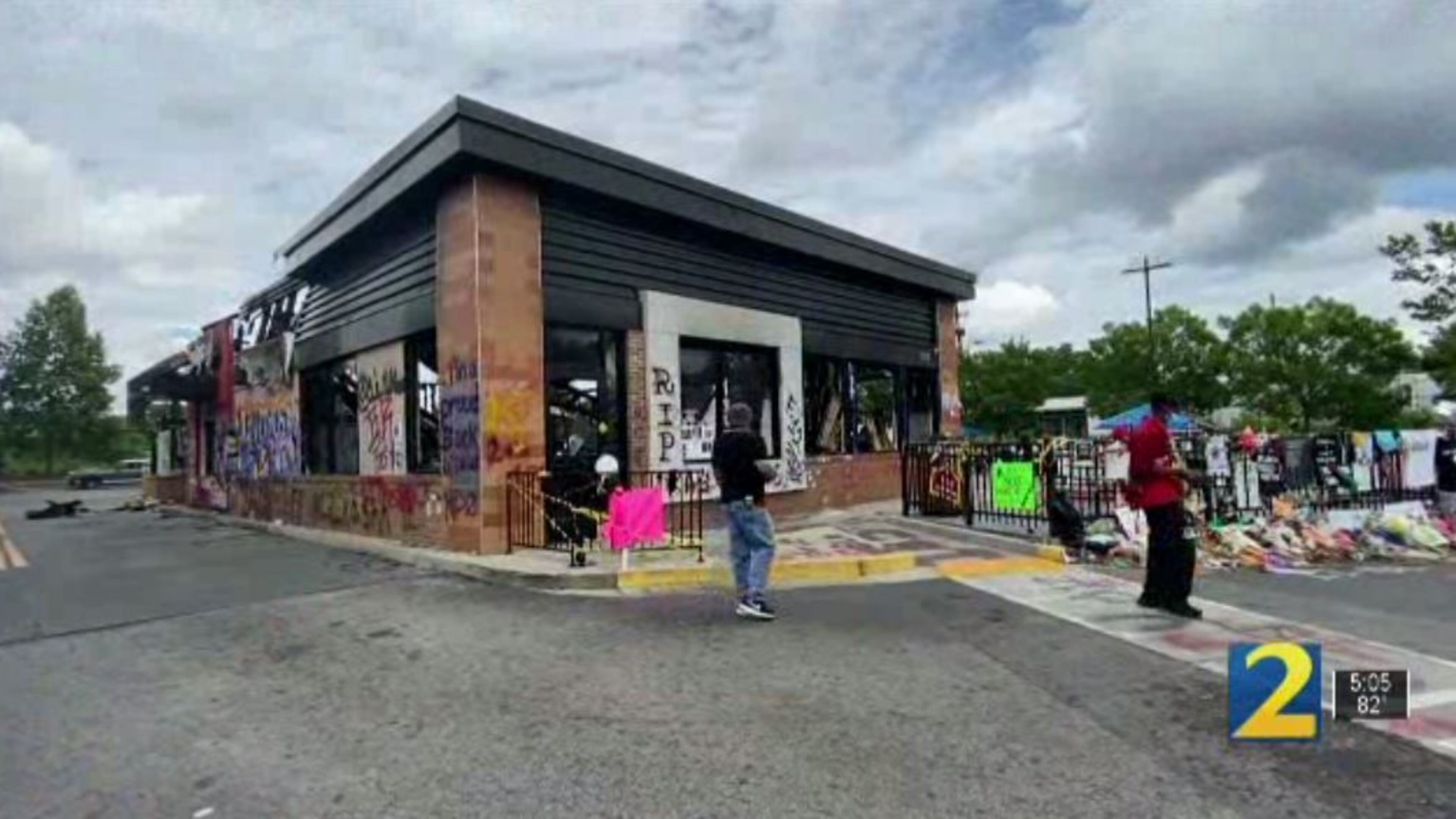 No details were released about how the protesters were removed from the restaurant area.