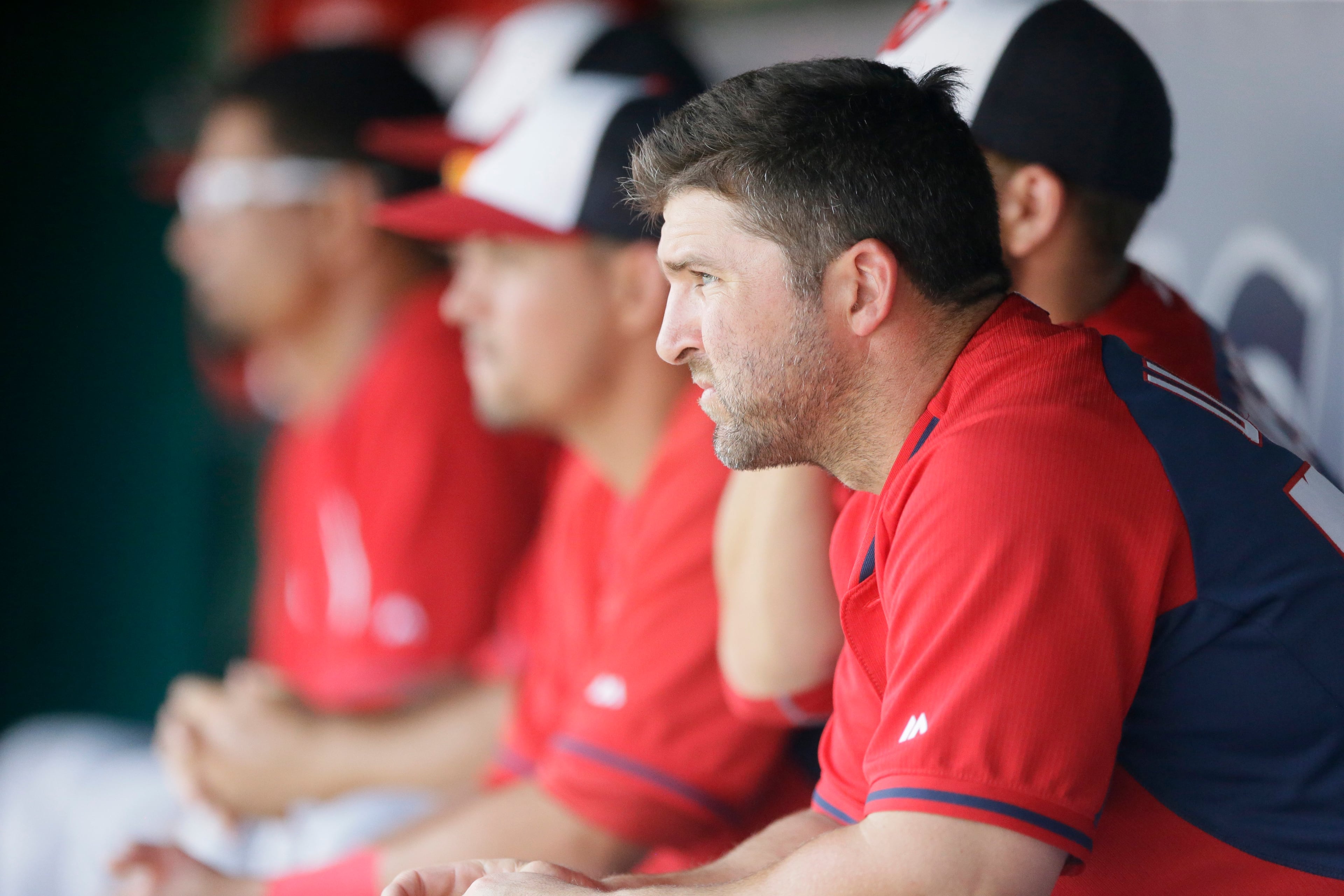 Uggla has walked seven times and has a stolen base, too. (AP Photo/Carlos Osorio)