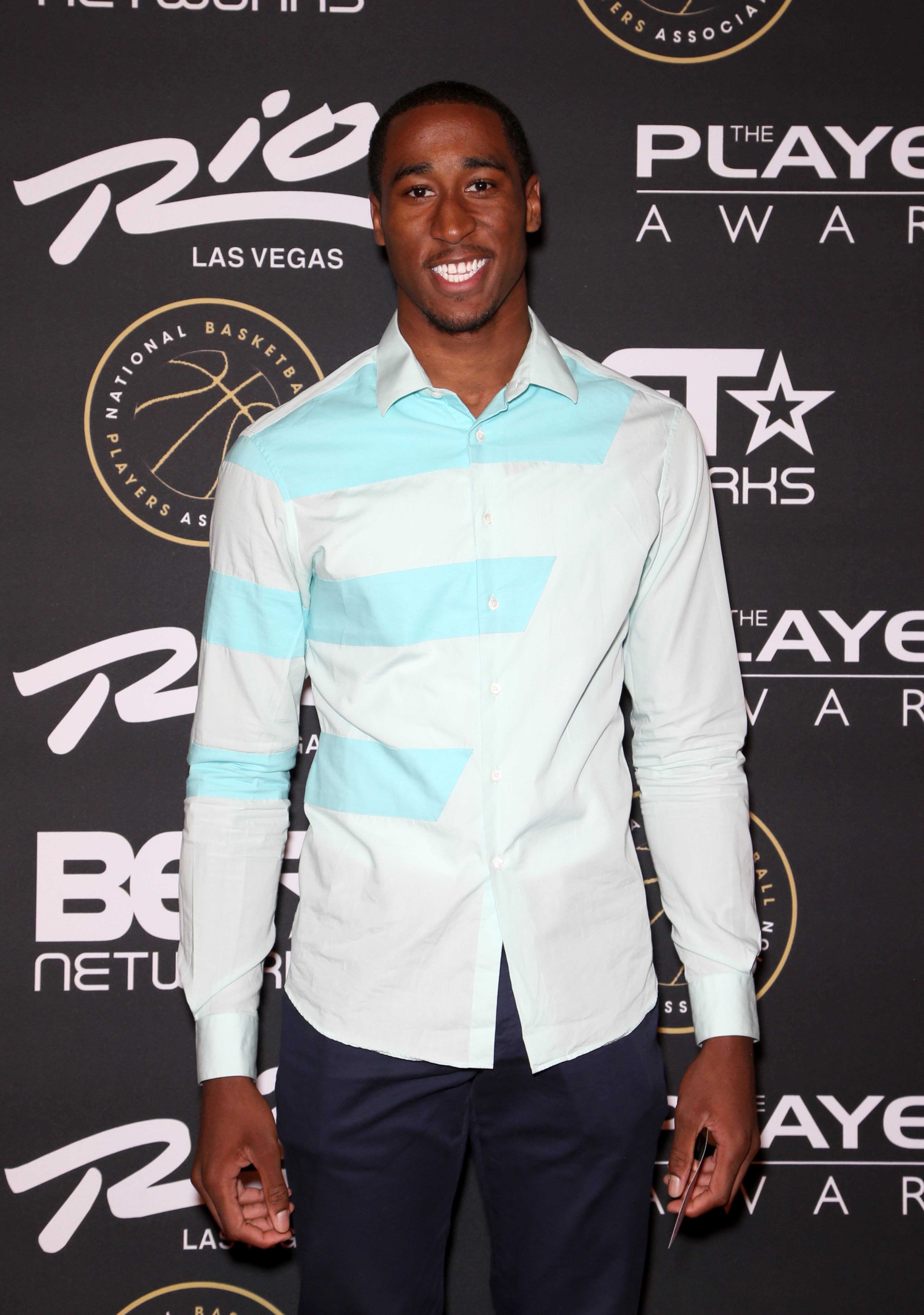 LAS VEGAS, NV - JULY 19: NBA player Rondae Hollis-Jefferson of the Brooklyn Nets attends The Players' Awards presented by BET at the Rio Hotel & Casino on July 19, 2015 in Las Vegas, Nevada. (Photo by Gabe Ginsberg/Getty Images)