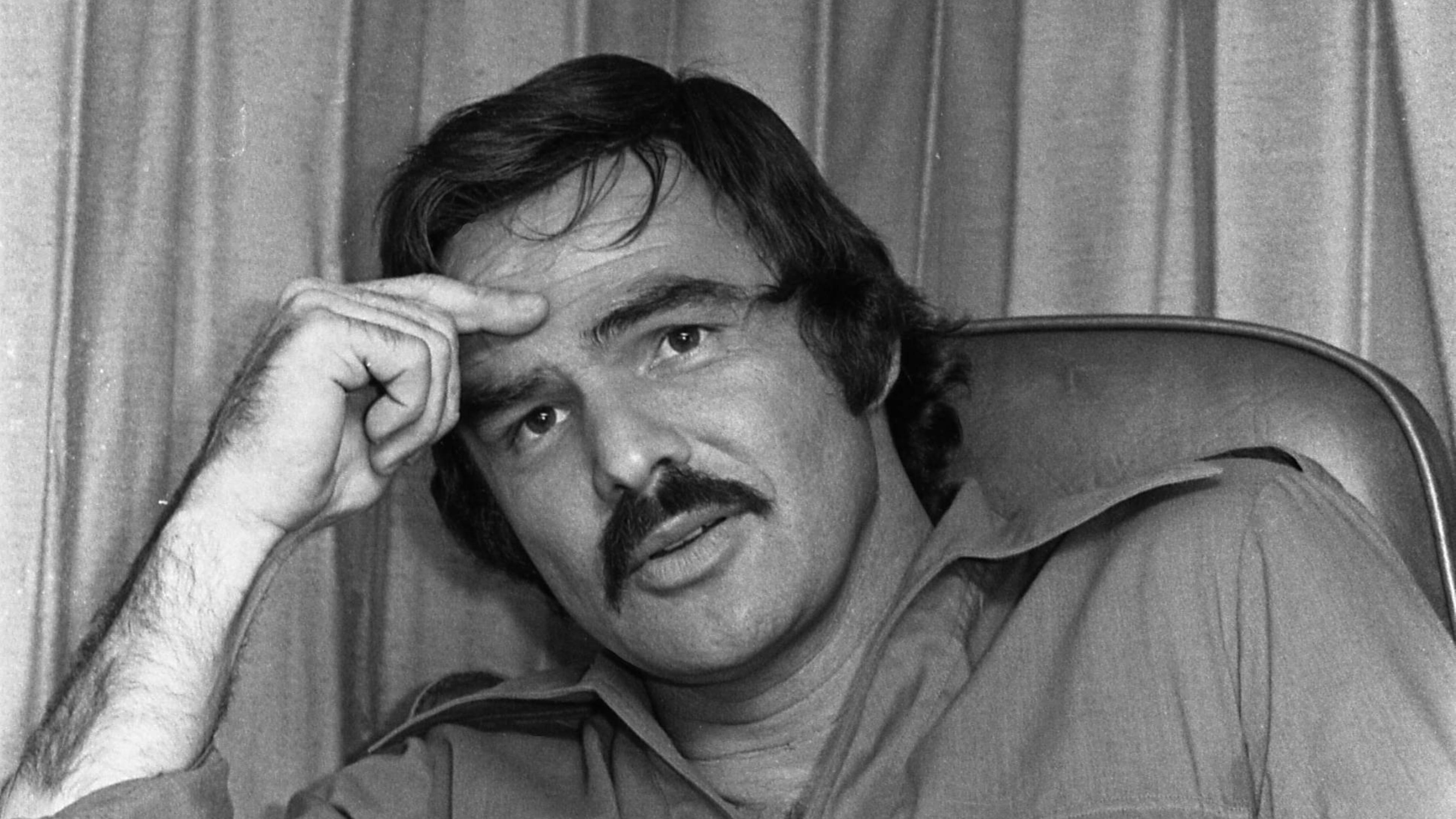Burt Reynolds during a 1976 interview. Atlanta Journal-Constitution Photographic Archive. Photo: George Clark
