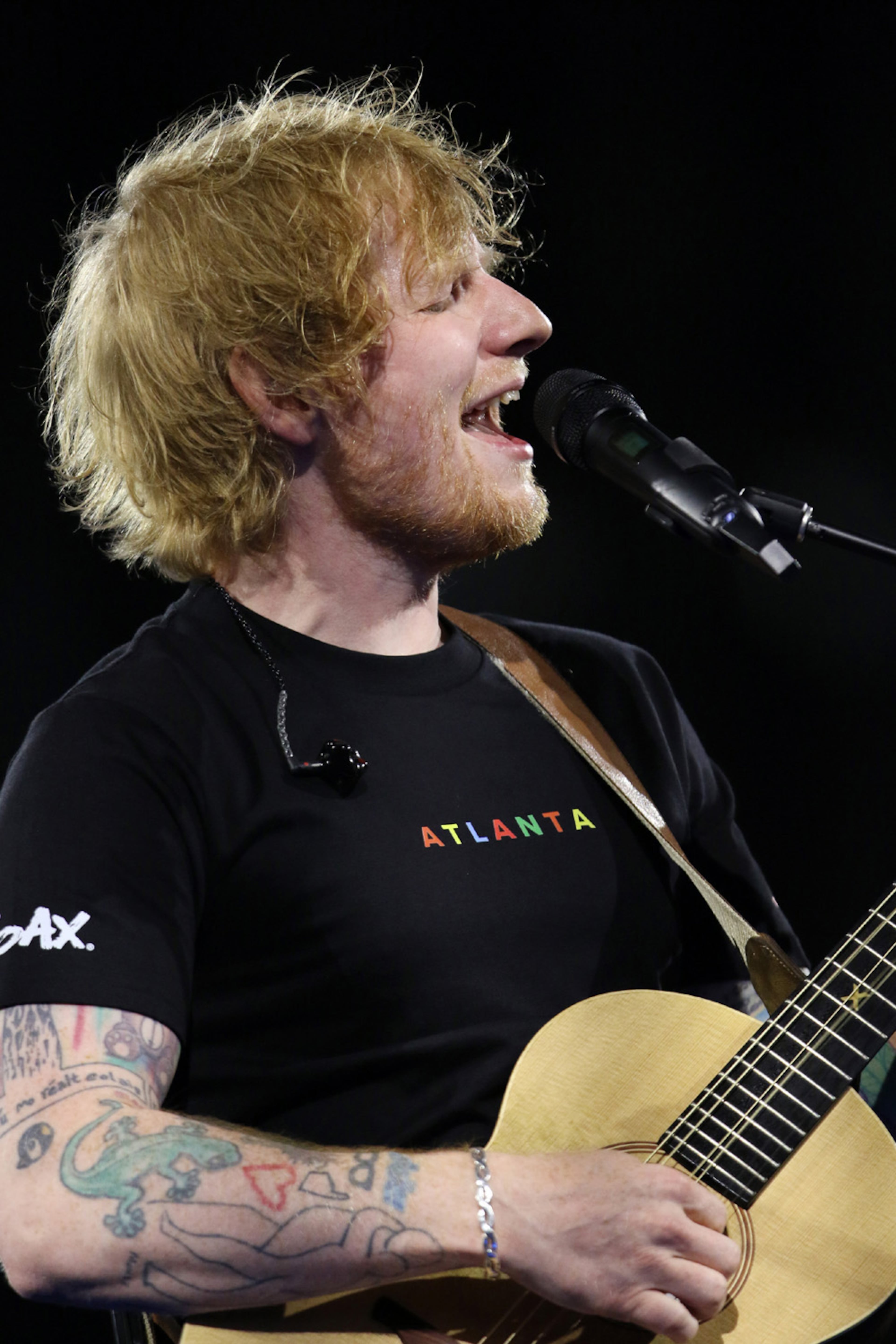Ed Sheeran rocked a sold-out Mercedes Benz Stadium on Saturday, May 27, 2023 on his +=÷x tour. Georgia native Khalid and British singer Dylan opened the show.
Robb Cohen for The Atlanta Journal-Constitution