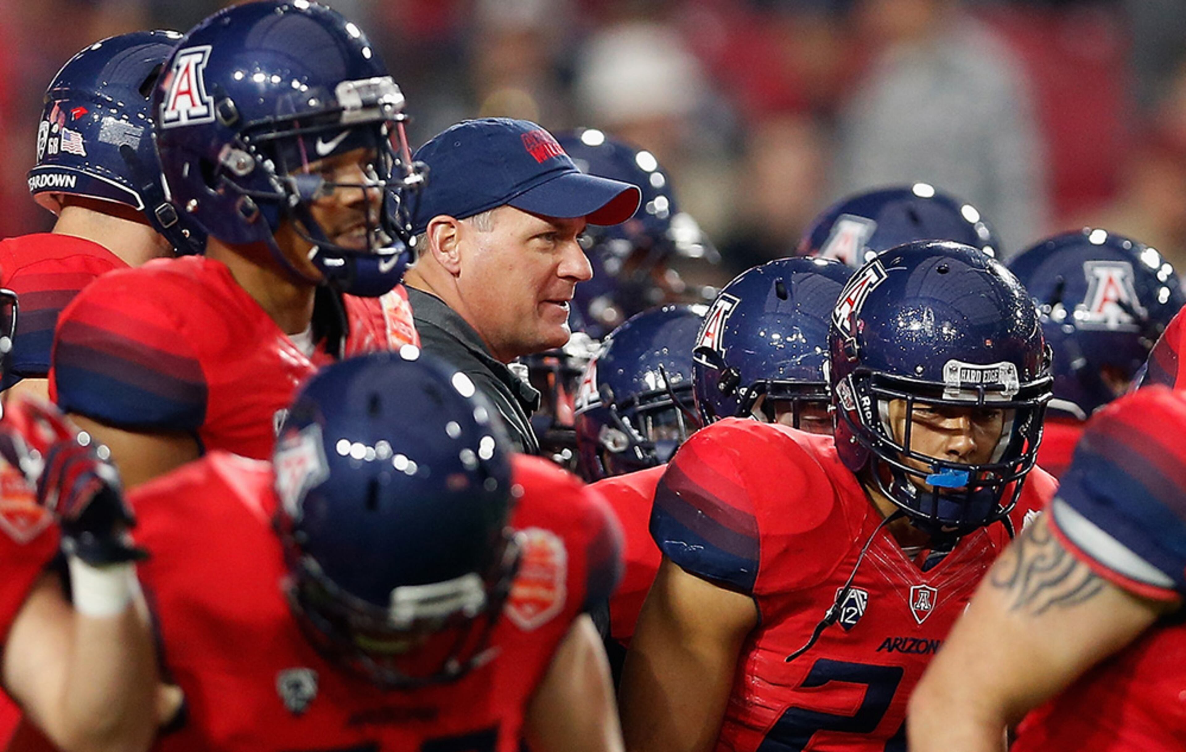 Arizona went 10-4, (7-2 in Pac-12) under head coach Rich Rodriguez. The new-look Wildcats hold 40/1 odds to win a national title.