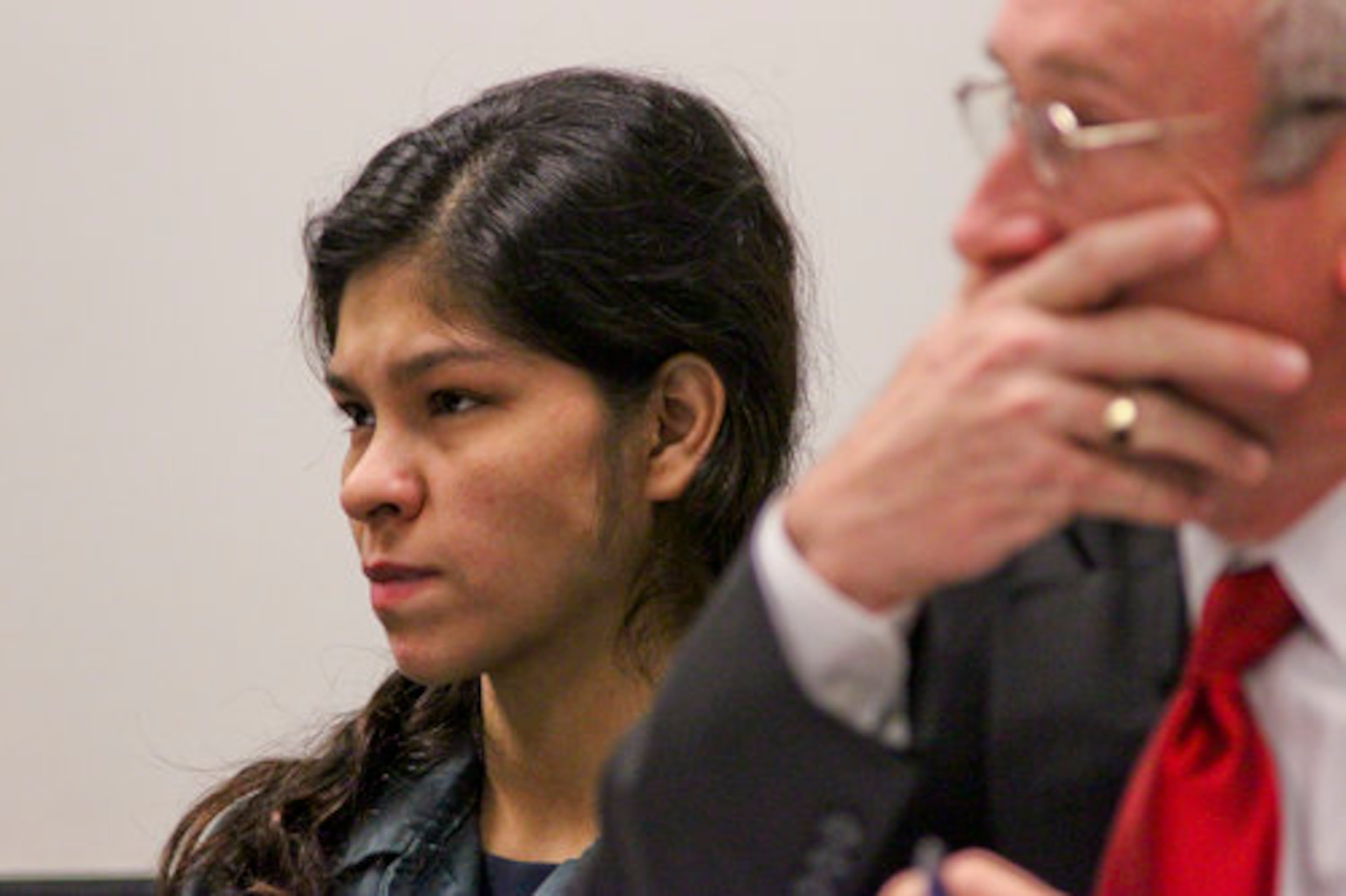 Magistrate George F. Hutchinson III forwarded the charges against Neibi Brito, 22, to Gwinnett Superior Court. She has no bond and remains in jail.