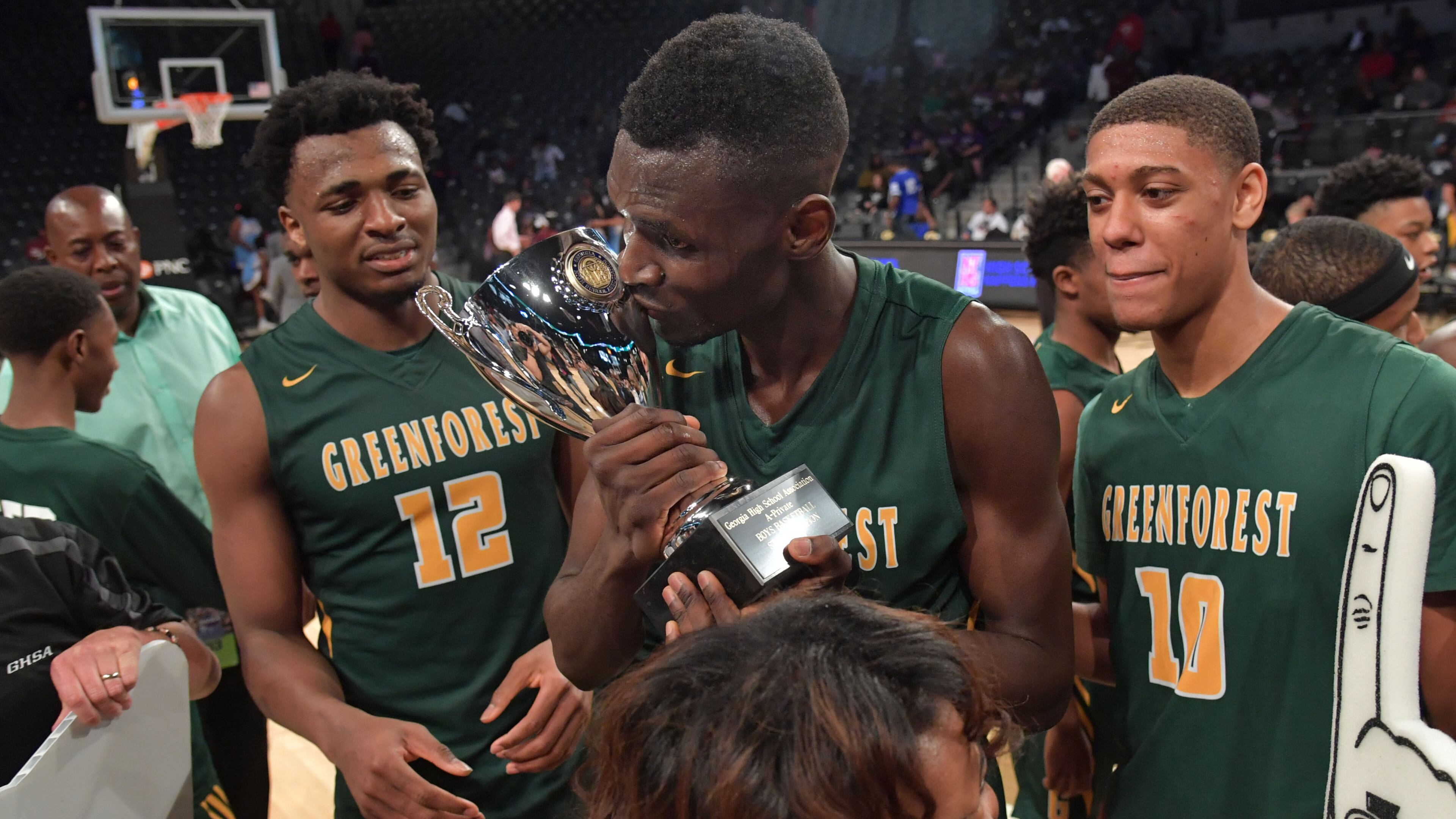 Greenforest won the boys Class A-Private championship in 2017. (Hyosub Shin/AJC)