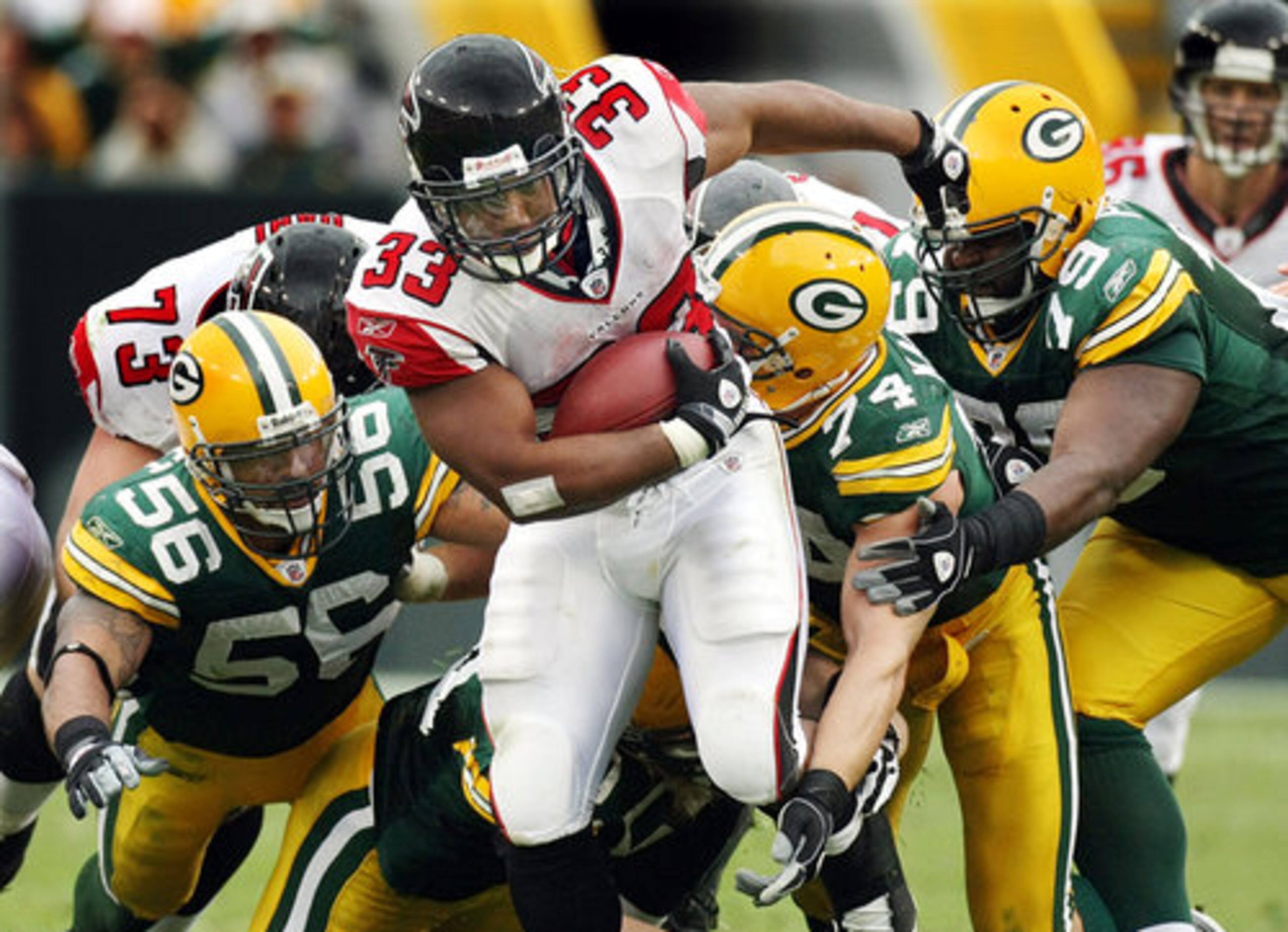 With the Falcons determined to run the football against one of the best run defenses in the NFL, Sunday's matchup against the Bears at the Georgia Dome promises to be old-school smash mouth affair. Falcons running back Michael Turner's 543 yards has caught the Bears attention. "We've got our work cut out for us." Chicago middle linebacker Brian Urlacher said. "This is going to be one of those very physical football games," Falcons coach Mike Smith said. "It will be a good 15-rounder."