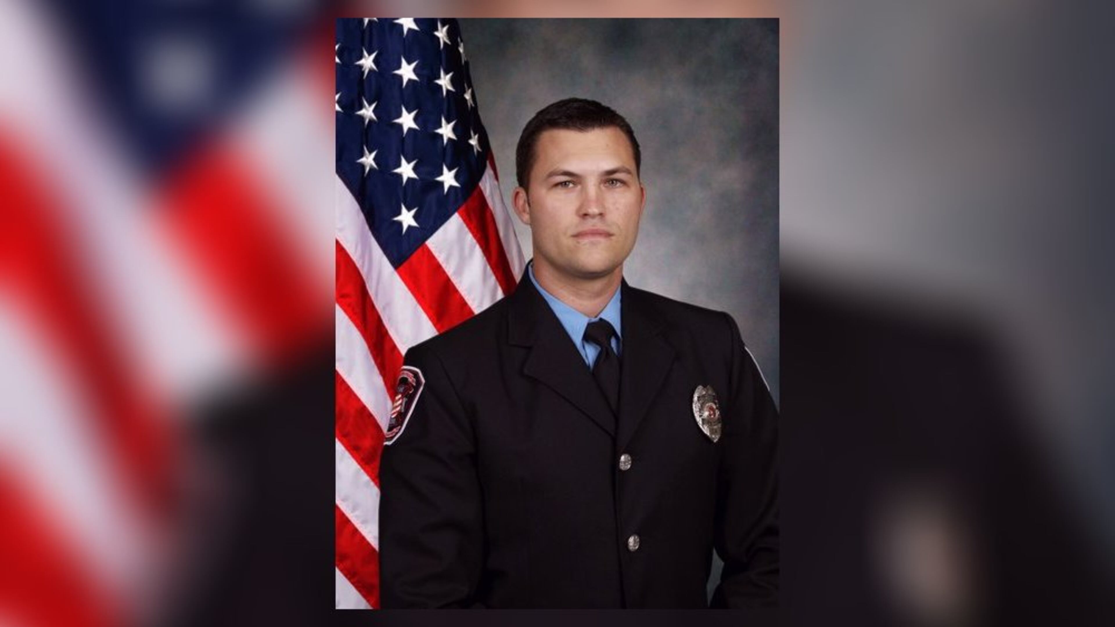 Coweta County fire Lt. Adam Moss is recovering after a tree limb fell on him Sunday. (Credit: Channel 2 Action News)