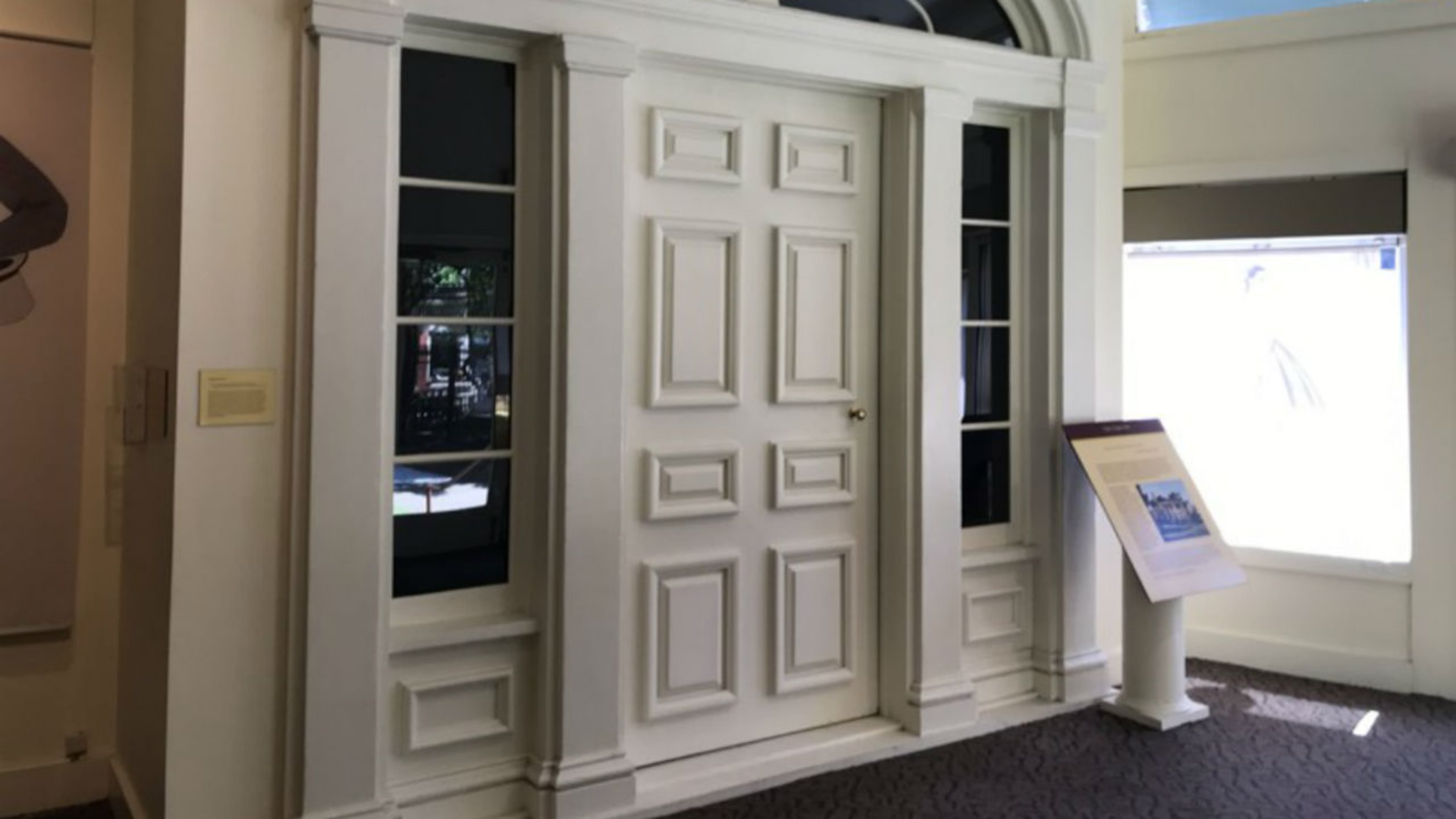 The door and casement of the Tara plantation from "Gone With the Wind," which has been loaned to the Margaret Mitchell House property for the past two decades, was auctioned to an unnamed buyer on June 27, 2019.