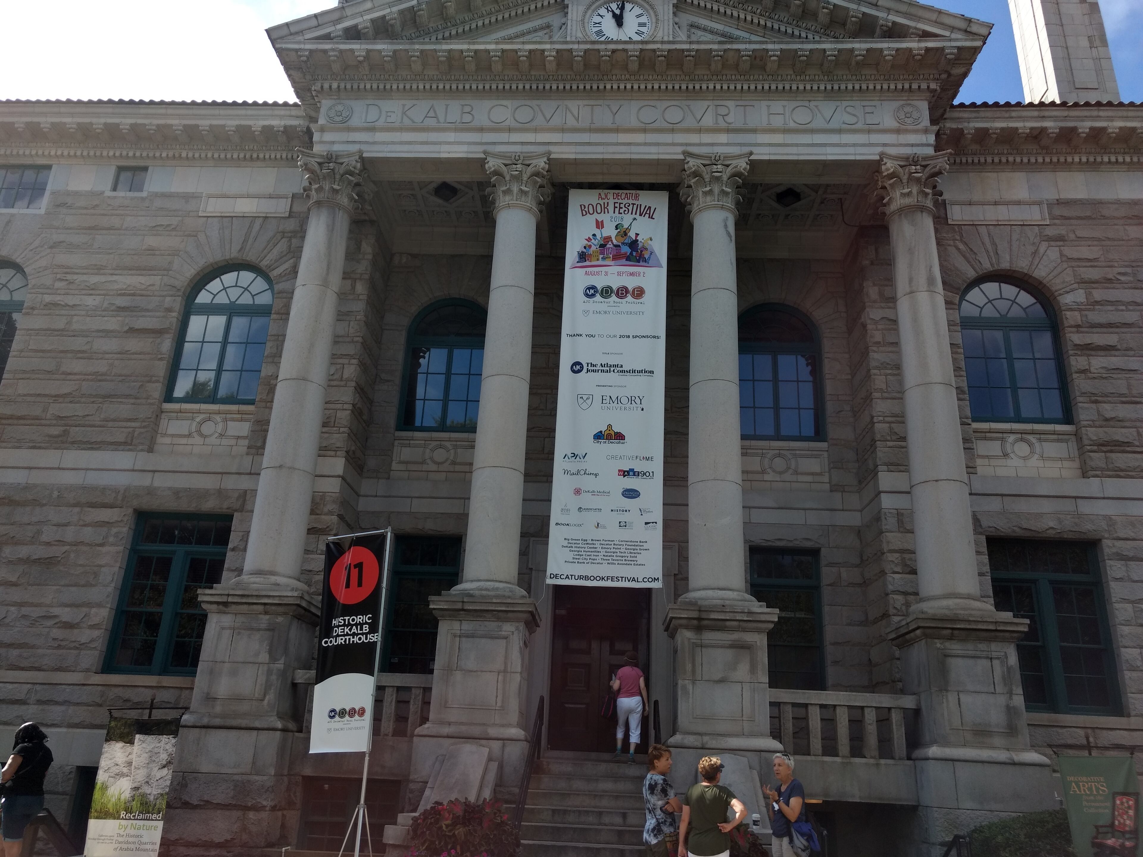 The Historic Decatur Courthouse is one of the main venues for the AJC Decatur Book Festival. (Brian O'Shea / bposhea@ajc.com)
